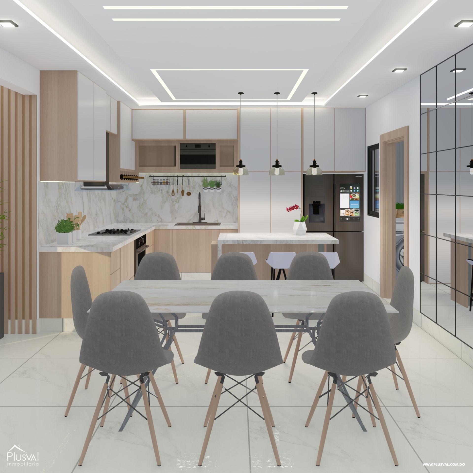 Amplio apartamento en venta en plano en la Urbanización Thomen 418630