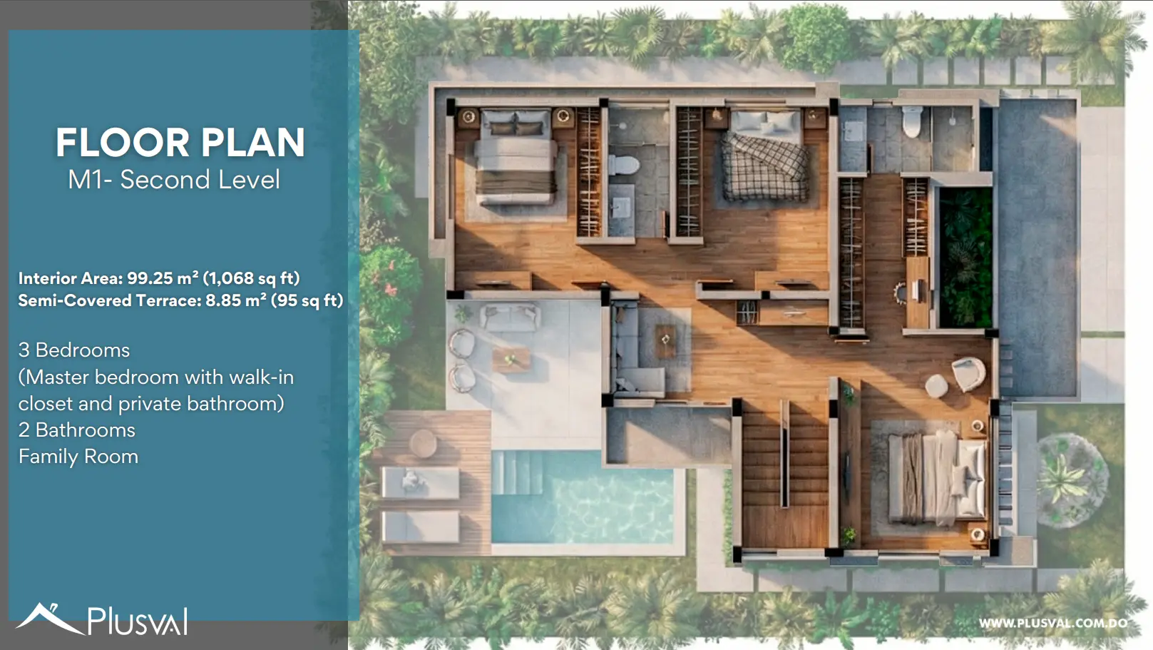 Confort y Elegancia | Casa de 2 Niveles de 3 Habitaciones. M1 Las Cayas at Vista Cana 508294