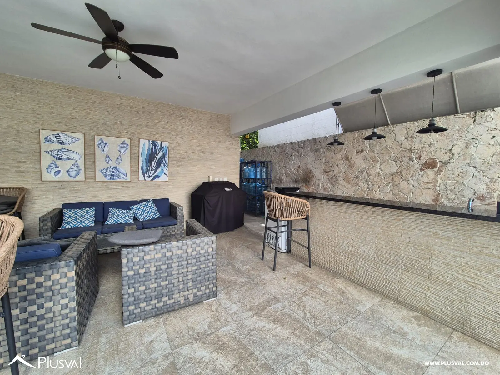 Hermoso apartamento en alquiler amueblado en Evaristo Morales 529266