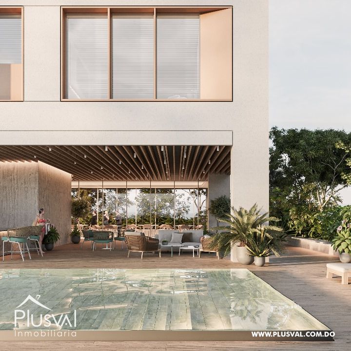 Apartamentos de 1 habitaciones en Piantini 395224
