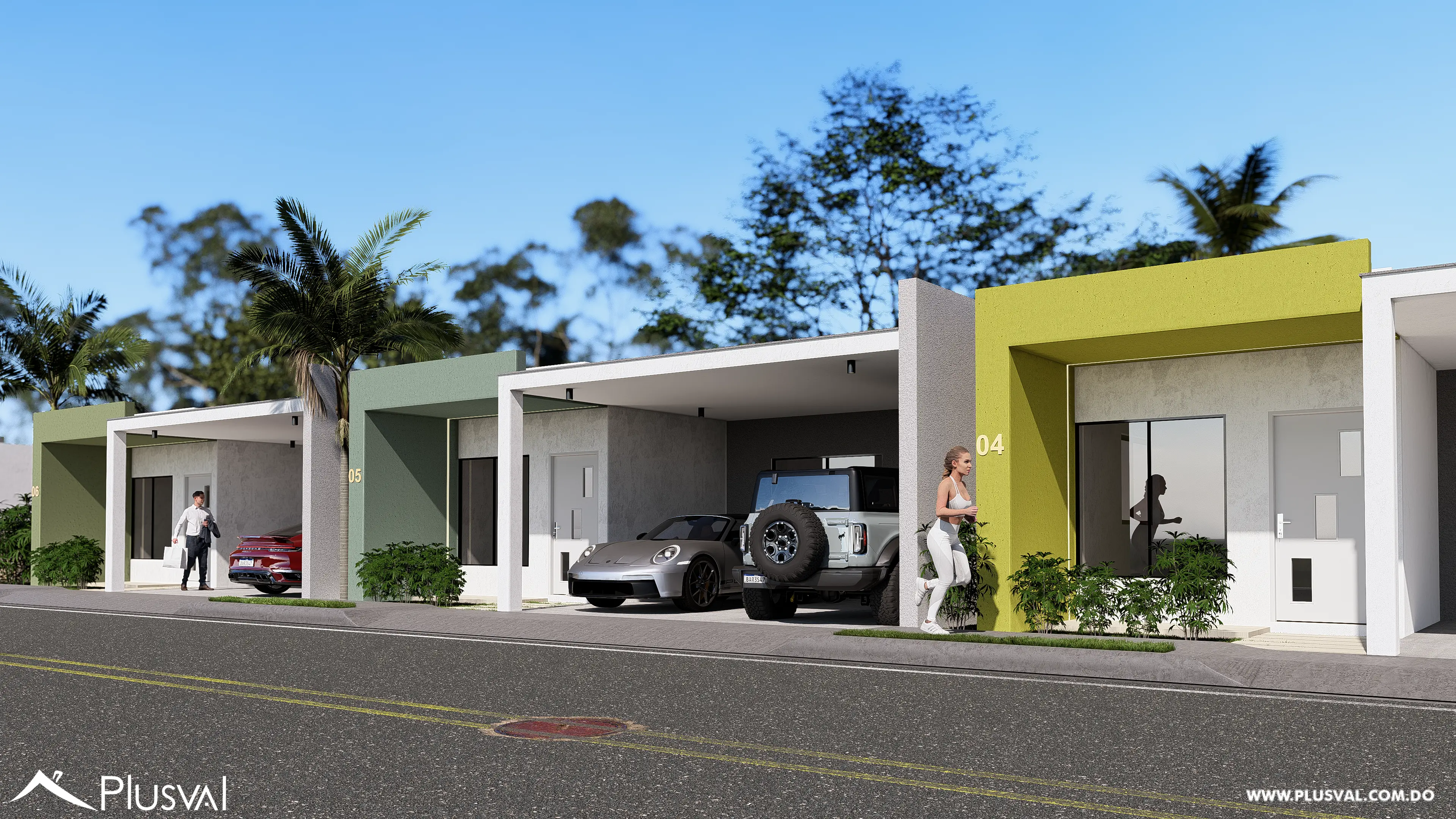 Villas de 3 habitaciones en Bávaro 503866