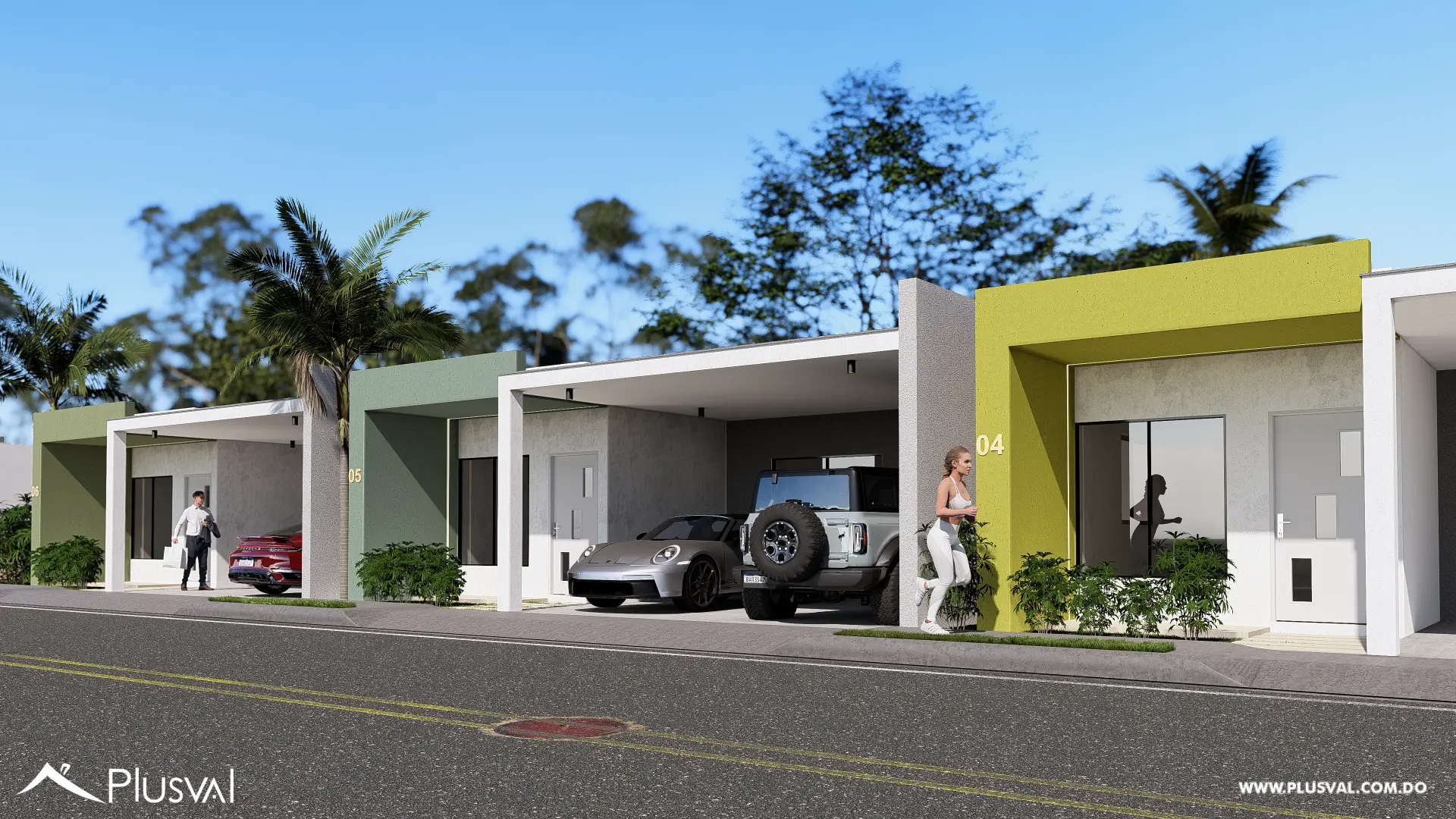 Villas de 3 habitaciones en Bávaro 503866