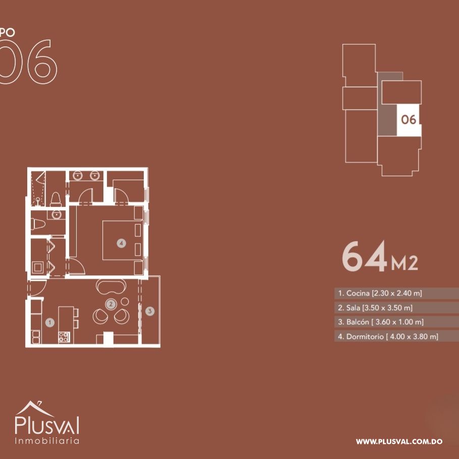 Apartamentos en venta en La Julia. 476105