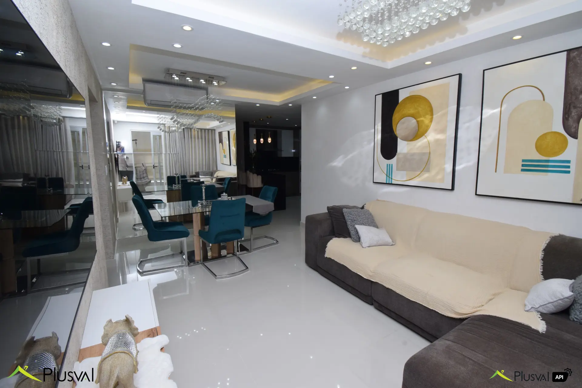 Apartamento en alquiler amueblado de 2 habitaciones en Serralles 445536