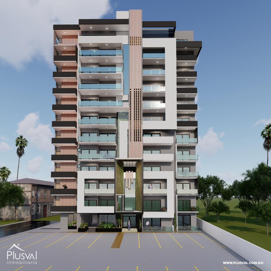 Proyecto de apartamento de una torre en la Av. Hispanoamérica, Santiago 349955