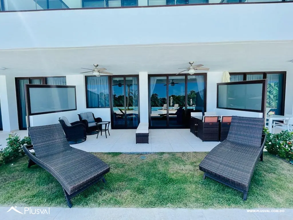 Venta de moderno apartamento amueblado en Cana Rock con acceso directo a Piscina 465291