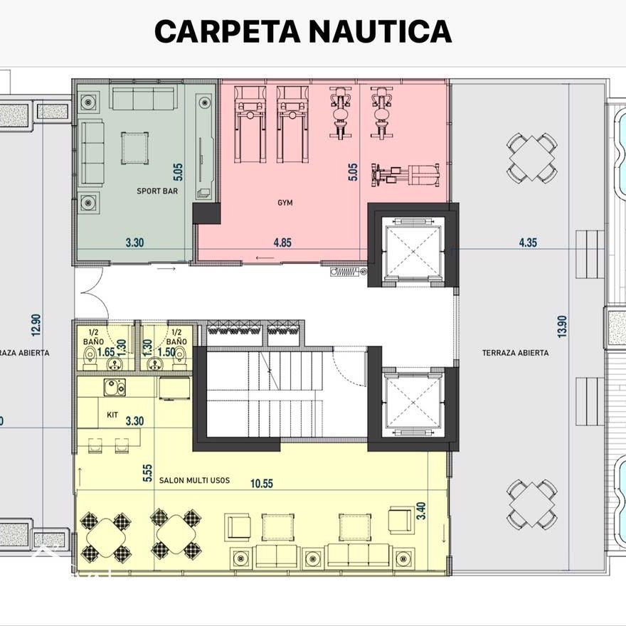 Apartamento en venta en Naco, de dos habitaciones. 273670