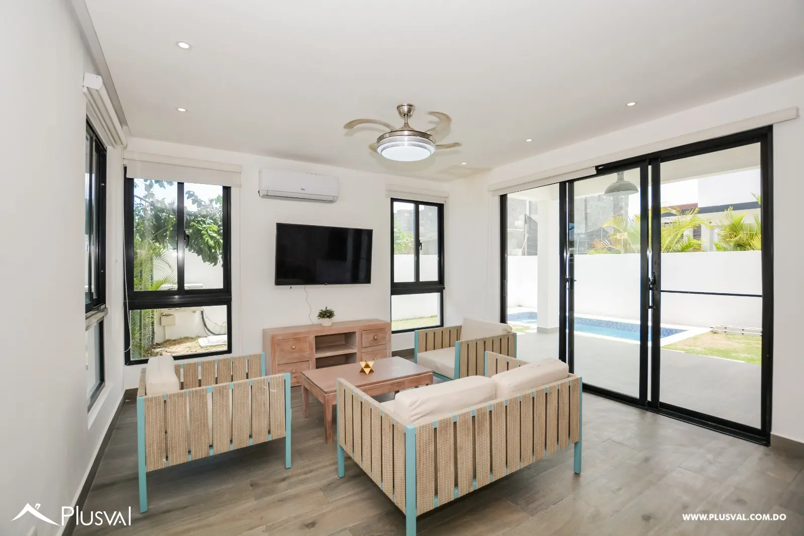 Villa 3 hab Piscina Amoblada completa 458741