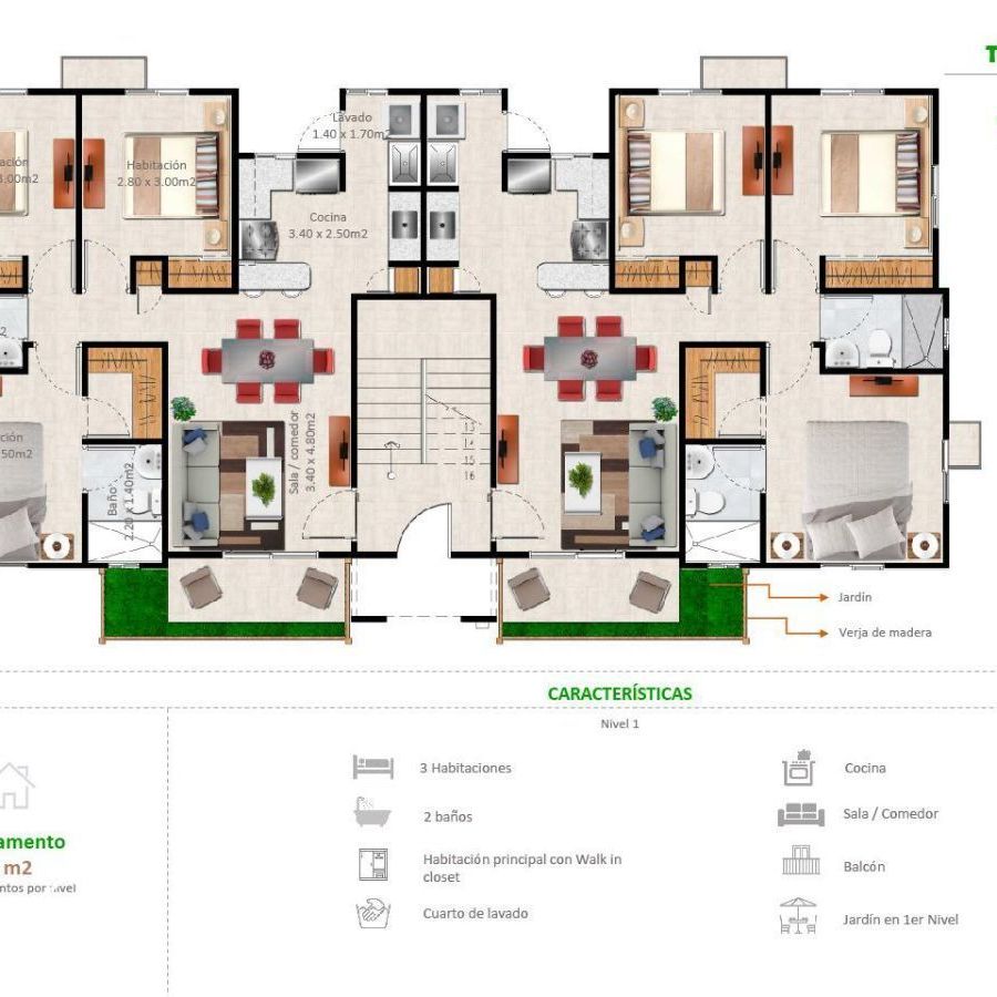 Apartamentos en la Jacobo Majluta con excelente área social 173629