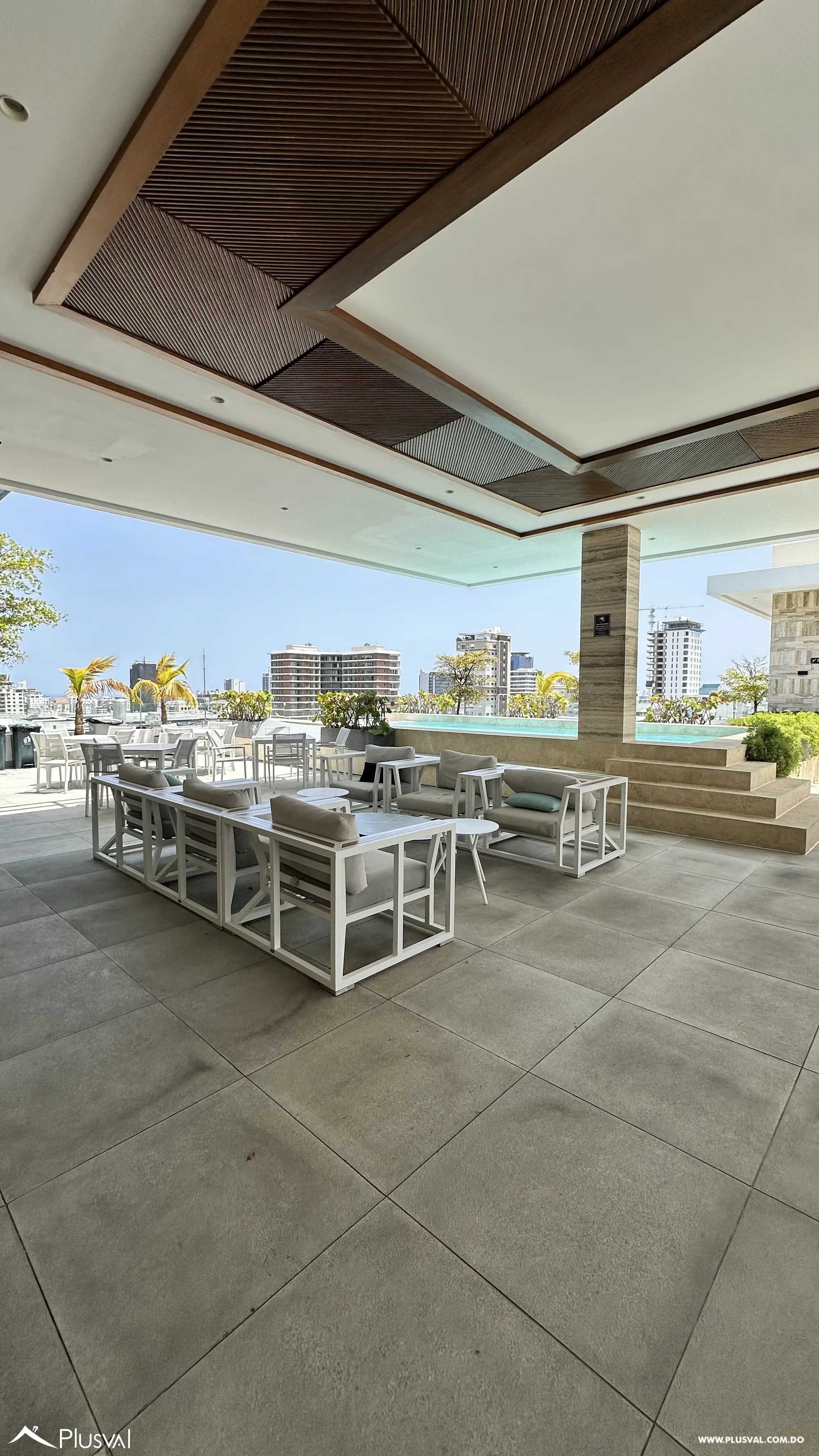 Apartamento en Renta Amueblado de 2 Habitaciones en Paraíso, Santo Domingo | Torre con Piscina, Gym y 2 Parqueos 513979