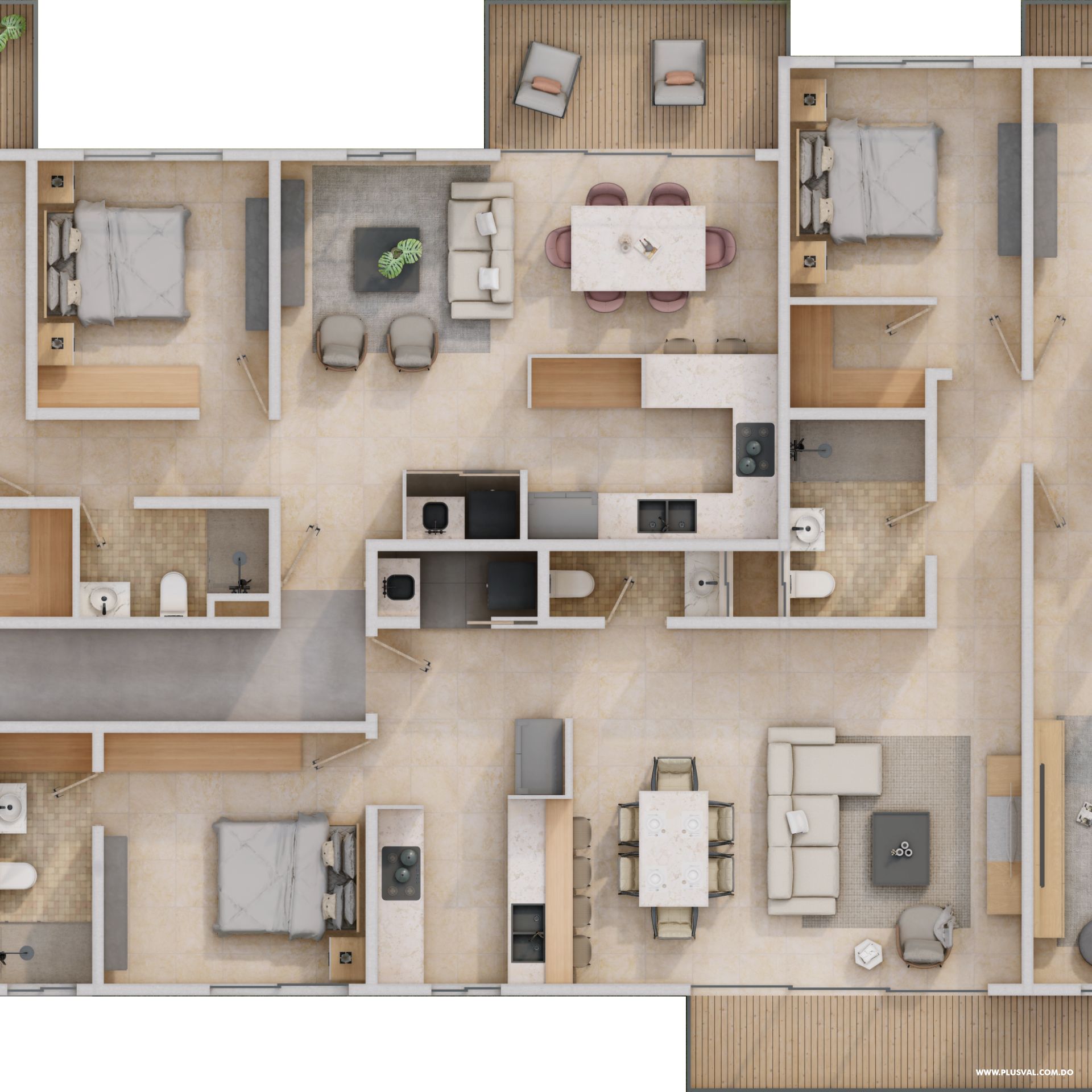 Apartamentos en La Vega Frente al Bravo, Tropics Residences 339603