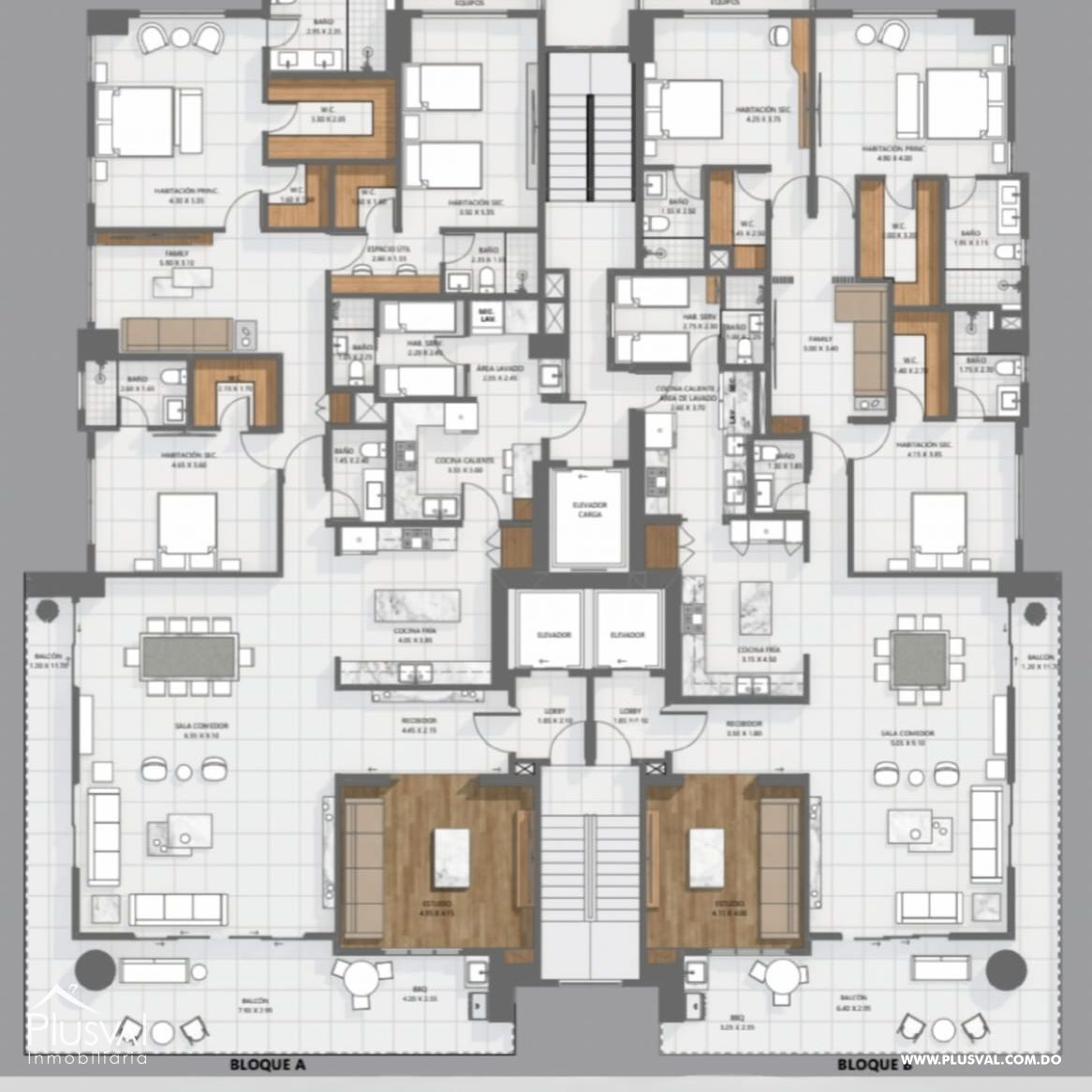 Lujosos Apartamentos de venta en Piantini con excelente distribucion 334707