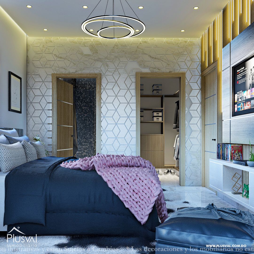 Apartamento de 3 habitaciones y terraza privada con ascensor, Santo Domingo Este 381497