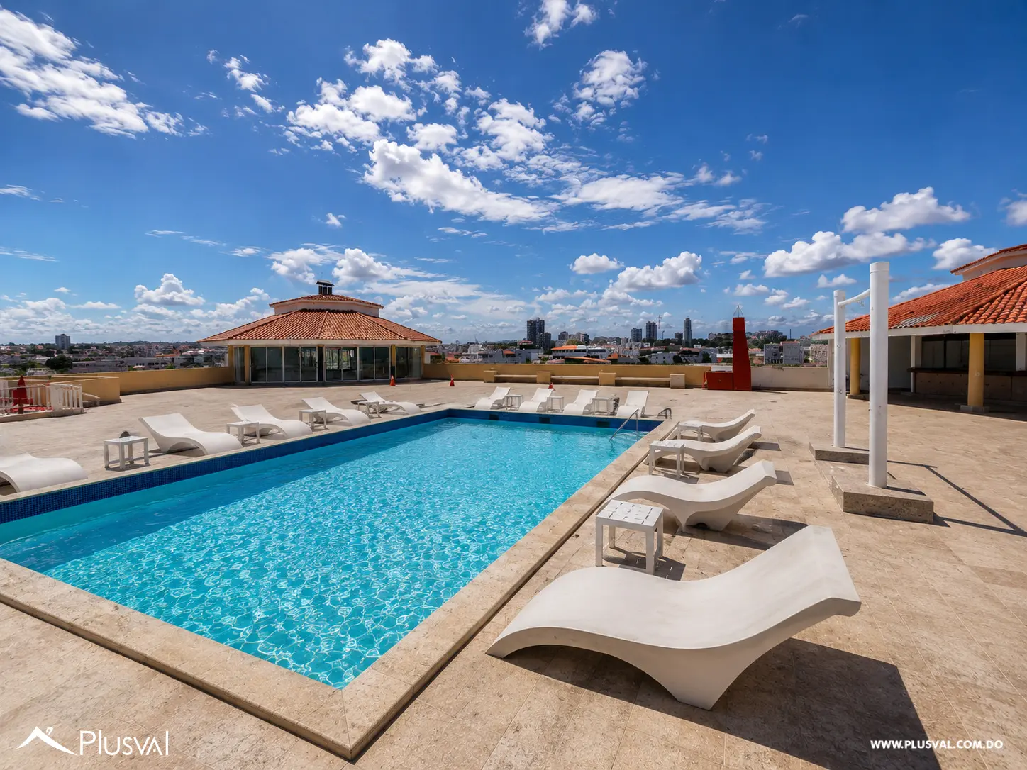 Apartamento amueblado piso 10 con espectacular vista al mar, jacuzzi privado, 4 balcones en Malecón Santo Domingo 506604