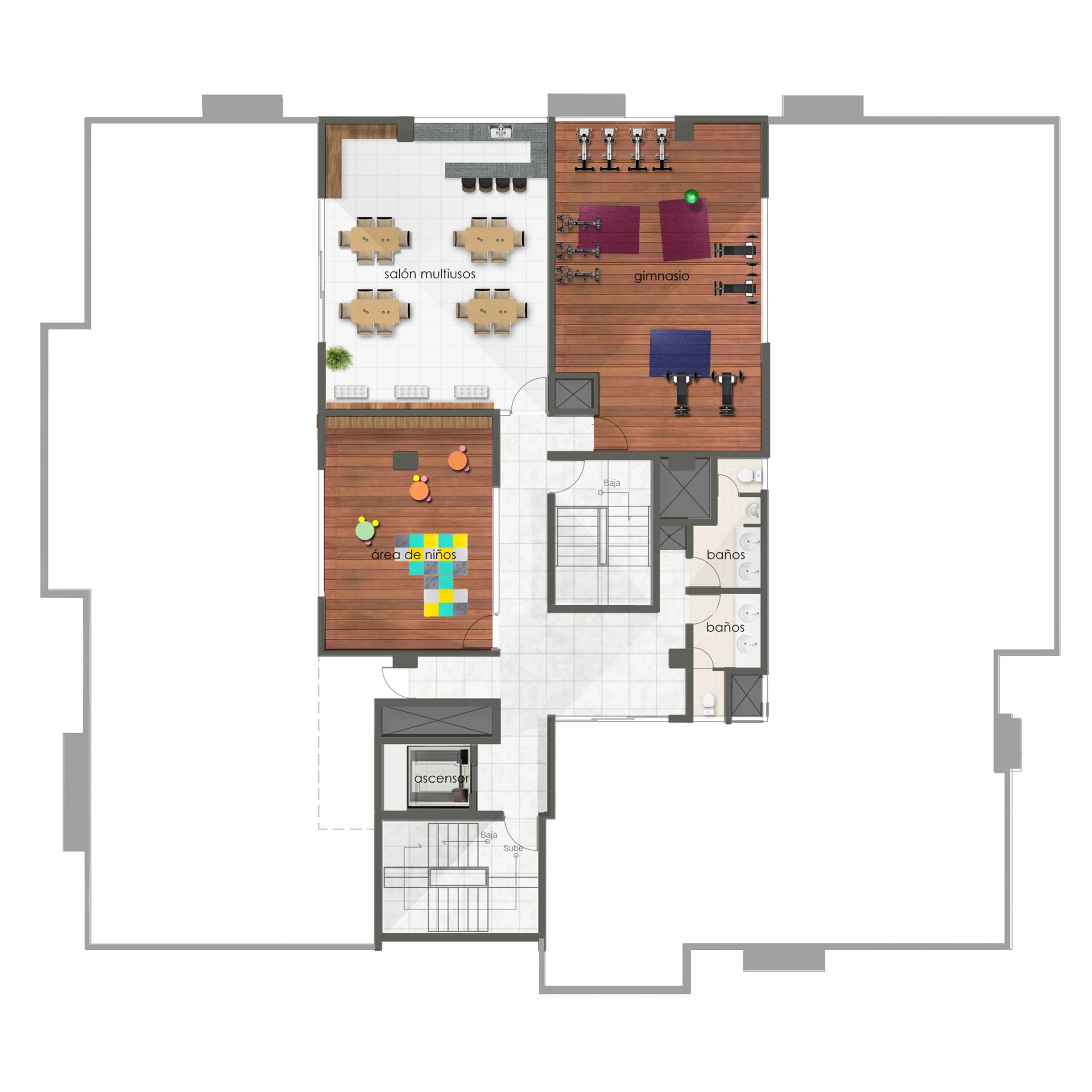 Apartamento de 2 habitaciones en segunda planta con amplia terraza en la Zona Universitaria 202040