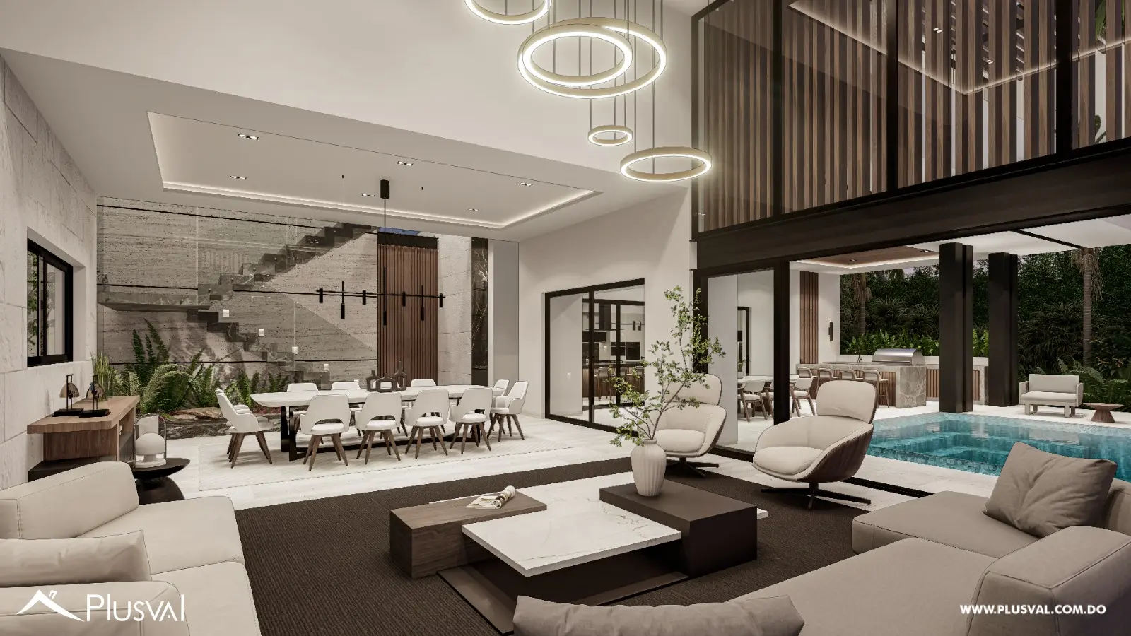 Elegantes villas de 2 niveles con 4 habitaciones en Cap Cana, dentro de un entorno privado y exclusivo 461956