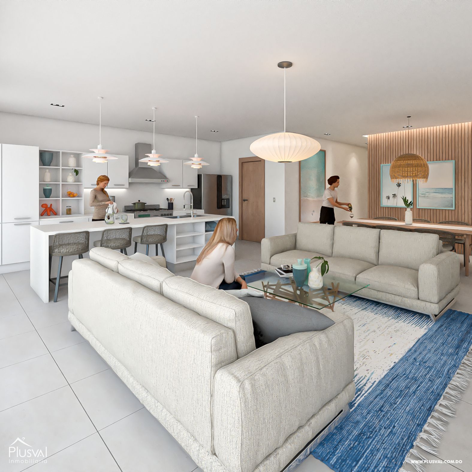 Apartamentos de 2 habitaciones, en Uvero Alto 233130