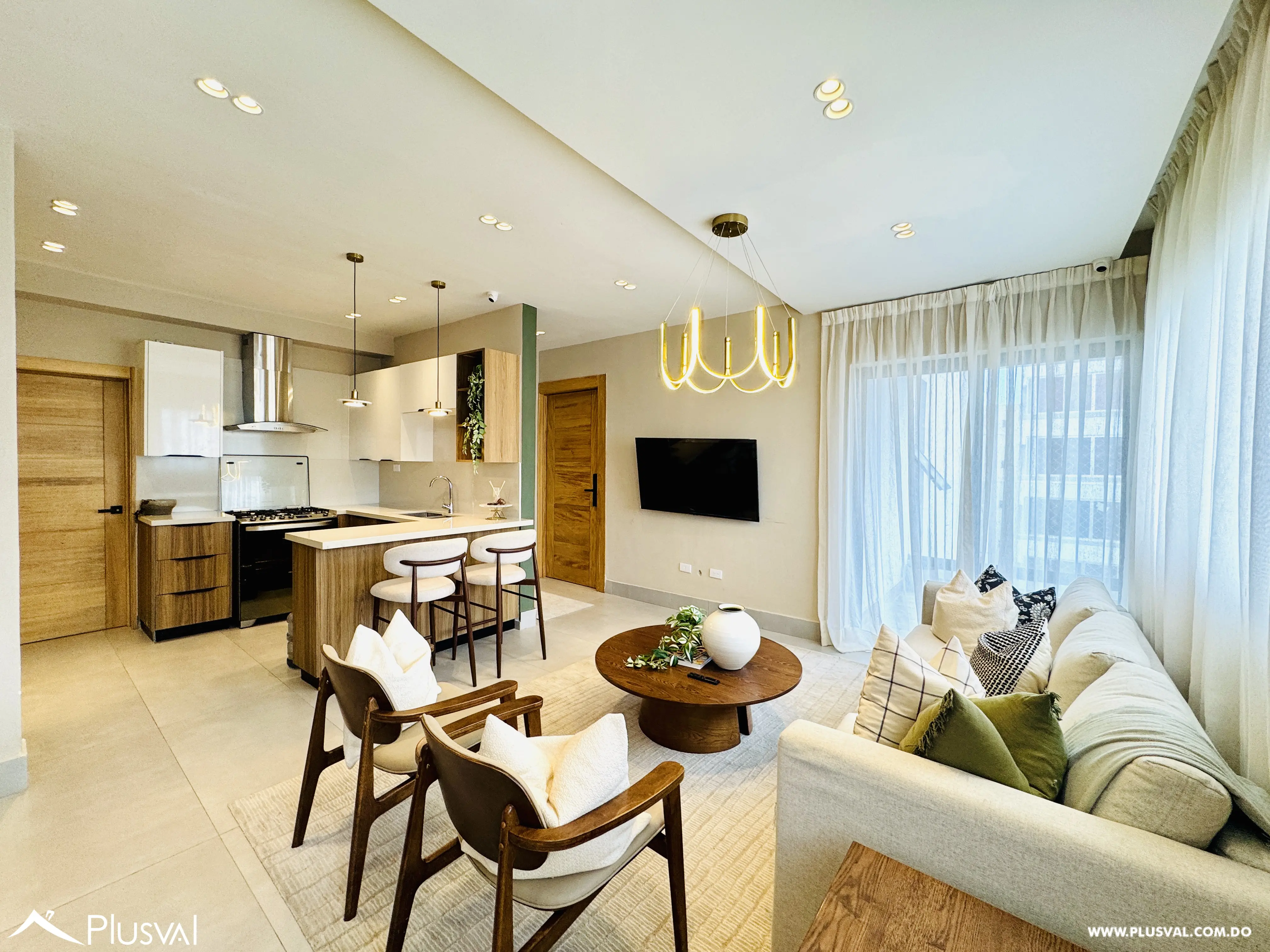 Apartamento amueblado en alquiler en zona tranquila en El Millón. 493108