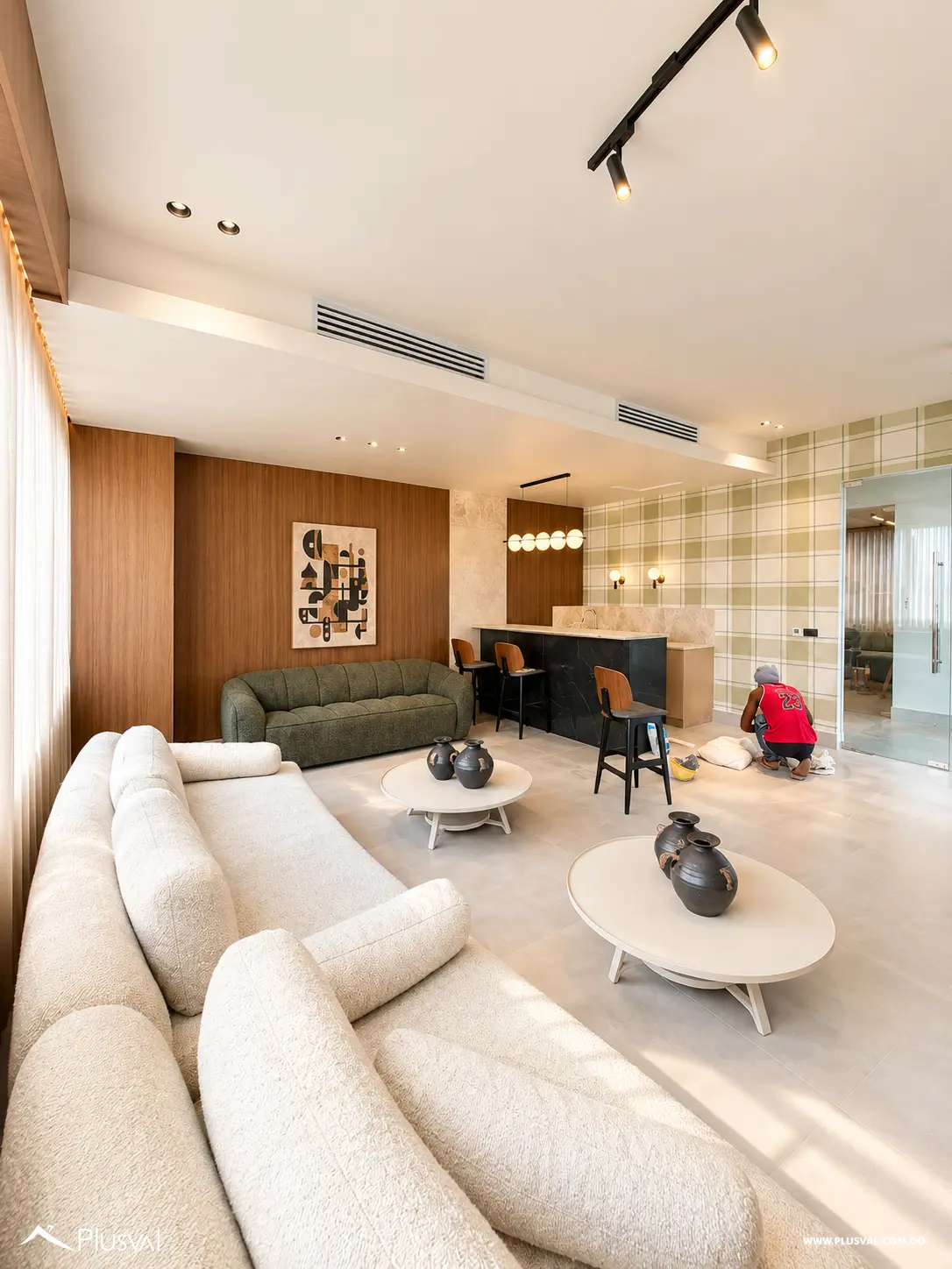 Apartamento en venta de 3 habitaciones en Evaristo Morales - Amueblado 530941