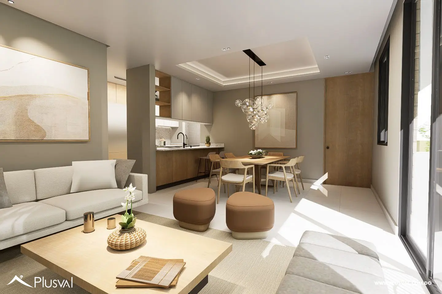 Venta de apartamento de 3 habitaciones en la Urbanización De los Doctores 501042