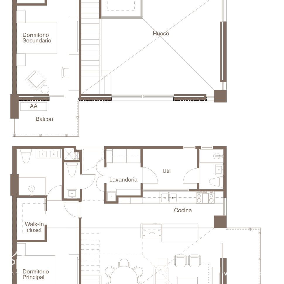 Apartamento en venta de 3 habitaciones tipo Loft en Piantini 336391