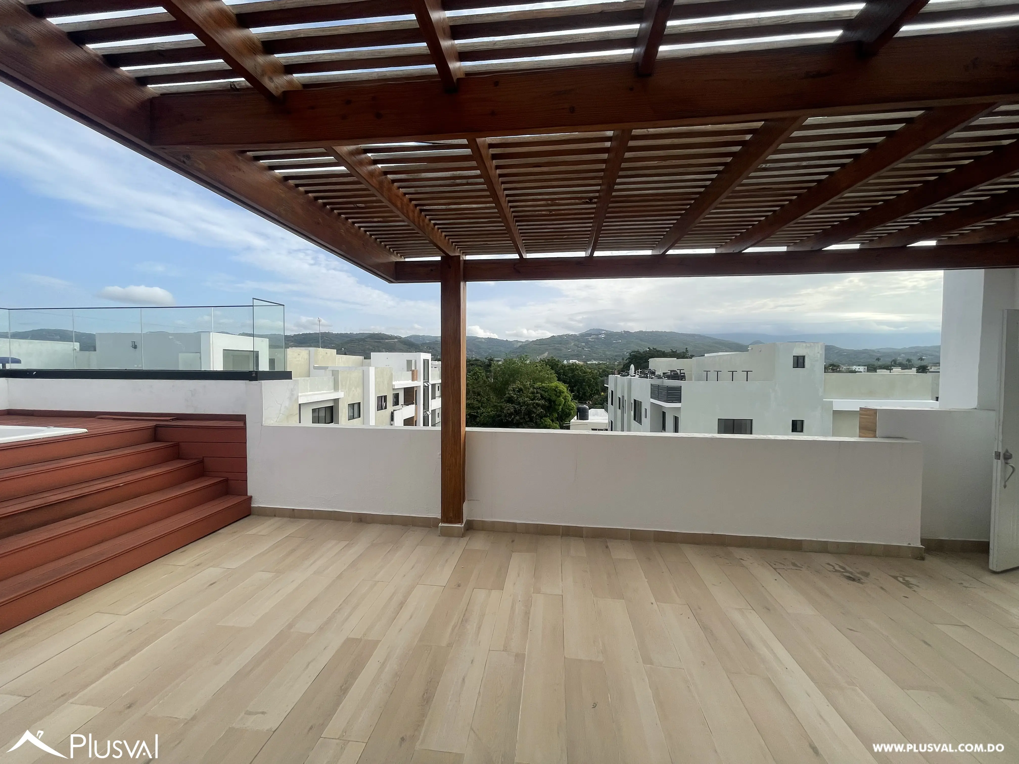 Apartamento tipo penthouse a la venta,  con terraza privada, en Gurabo, Santiago 523165