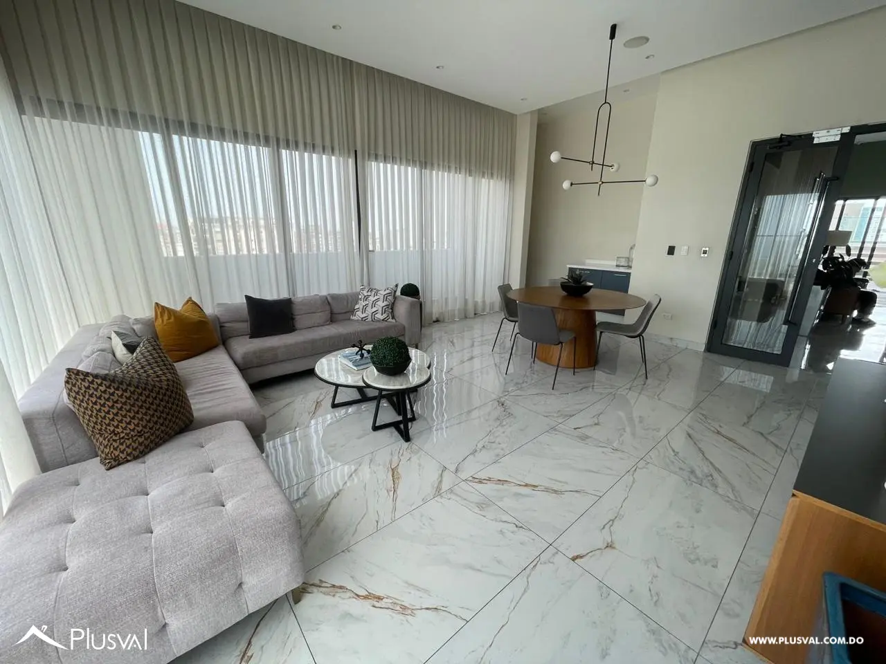Apartamento amueblado en alquiler, con vista a la ciudad 457829