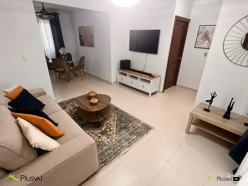 Apartamento Amueblado en Venta en Pueblo Bávaro – 2 Hab, Piscina 447845