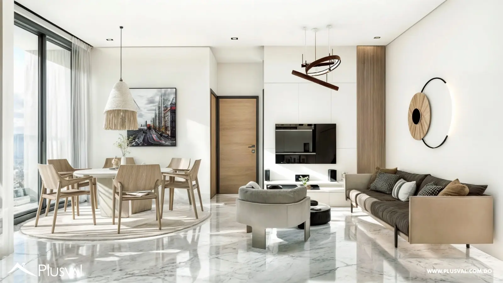Torre de apartamentos de 1 y 2 habitaciones en ubicación estratégica en Juan Dolio. 501526