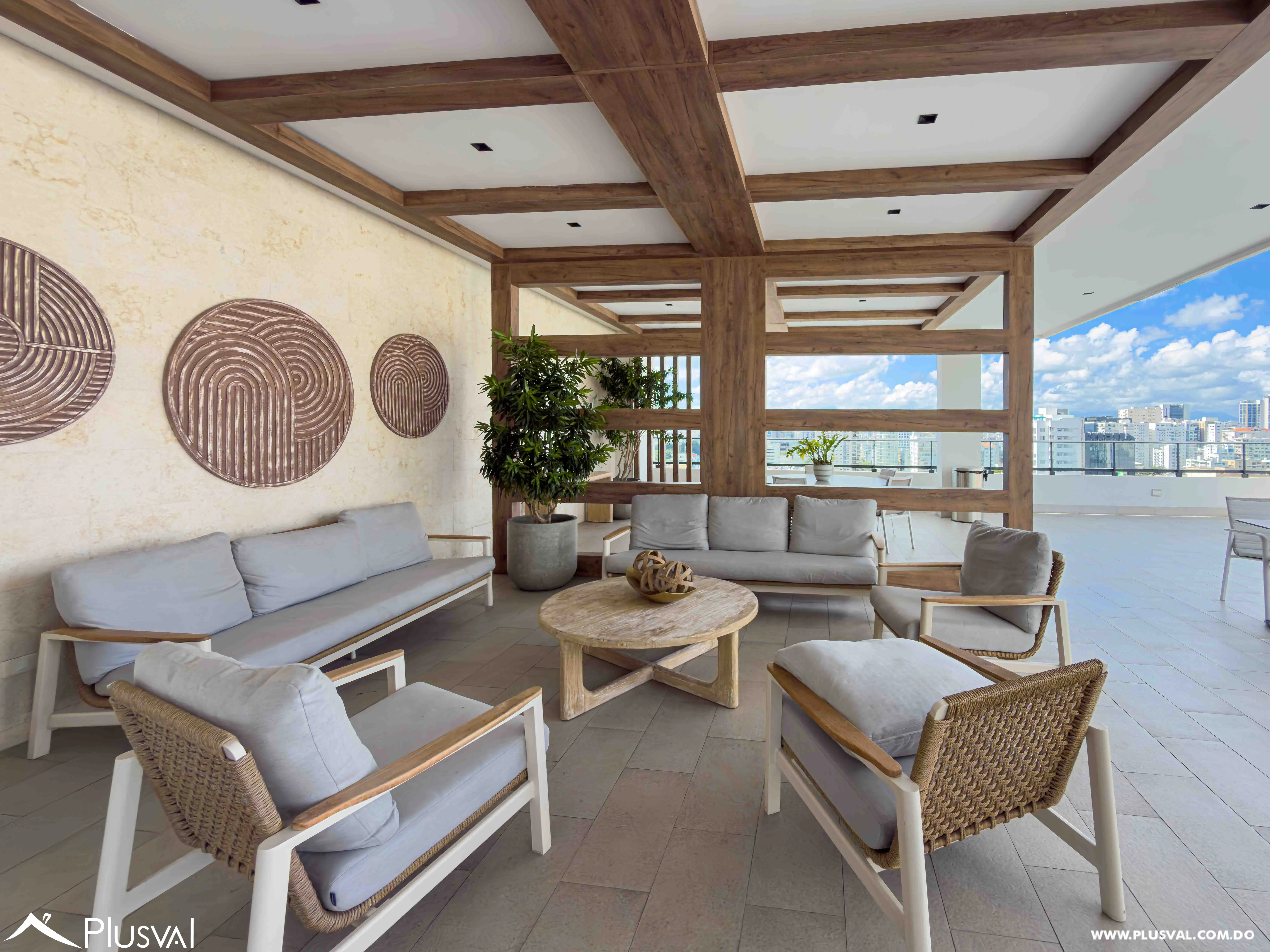 Apartamento de 1 Habitación en Alquiler en Naco – Piso 13 con Línea Blanca y Amenidades 491072