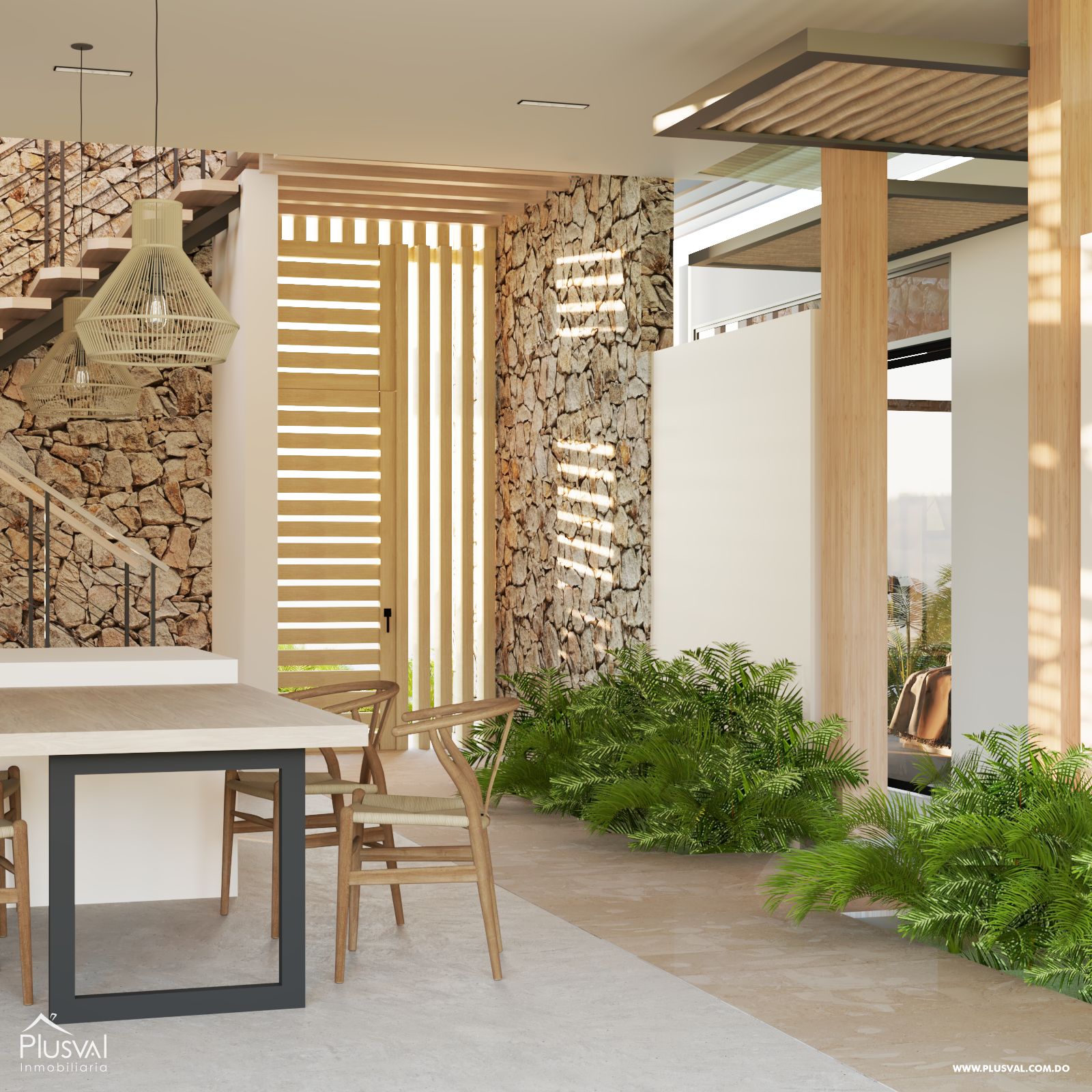 Villas en Bávaro, amplios metrajes de solar, una distribución integradas con la naturaleza. 348693