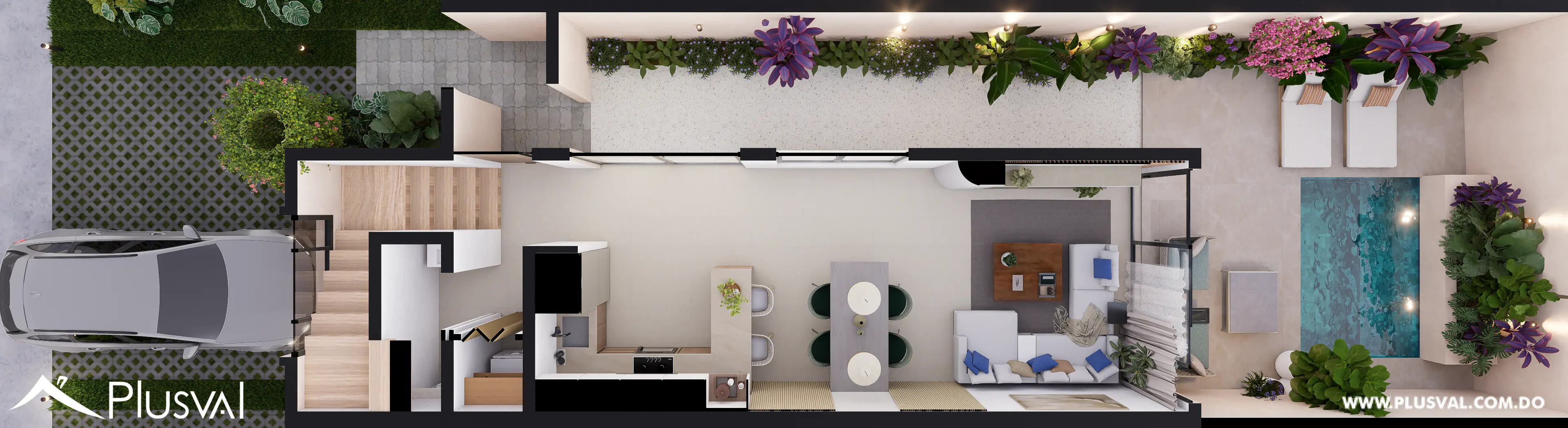 DuoTerra Punta Cana | Townhouses de 2 Habitaciones con Patio 531352