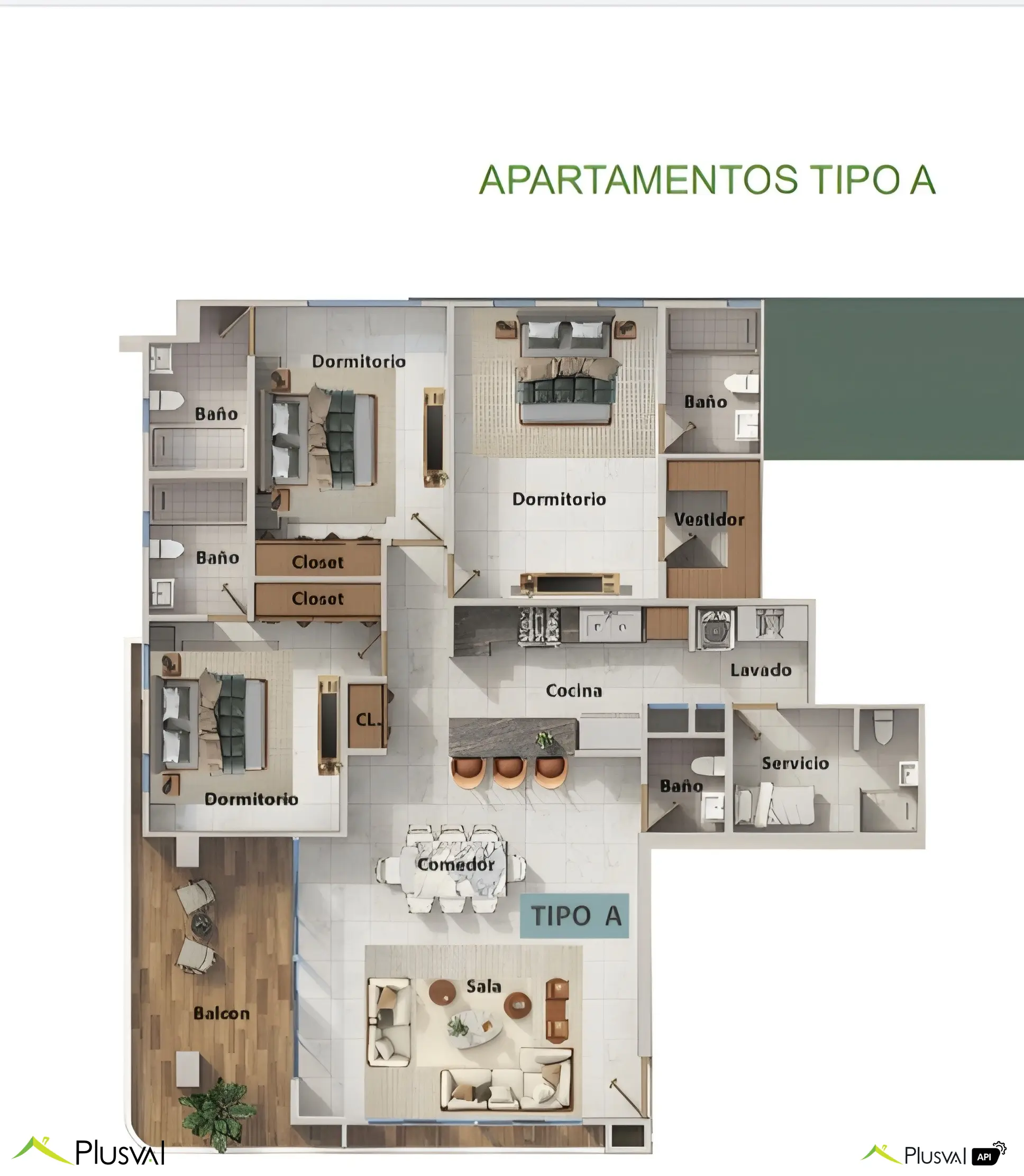Apartamentos en  venta en Mirador Norte. 451468
