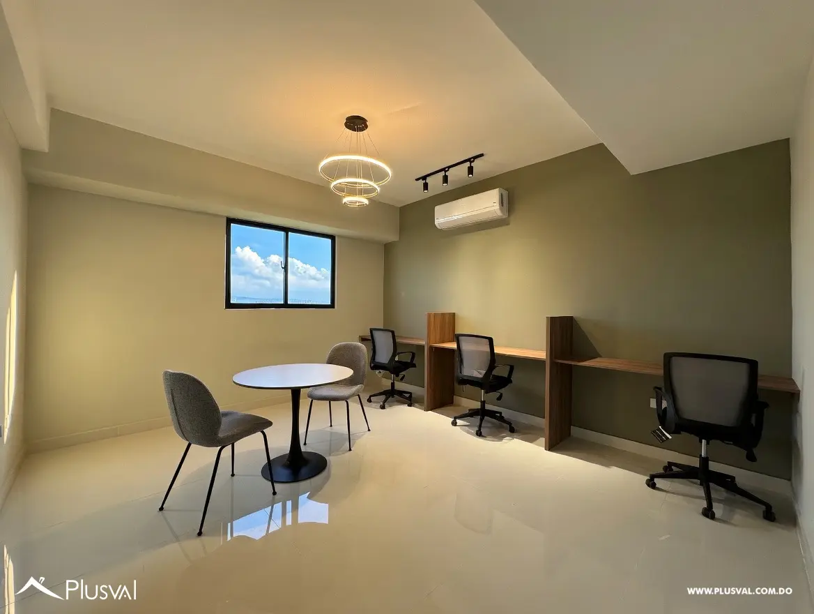 Moderno apartamento de 1 habitación con vista de revista 493351