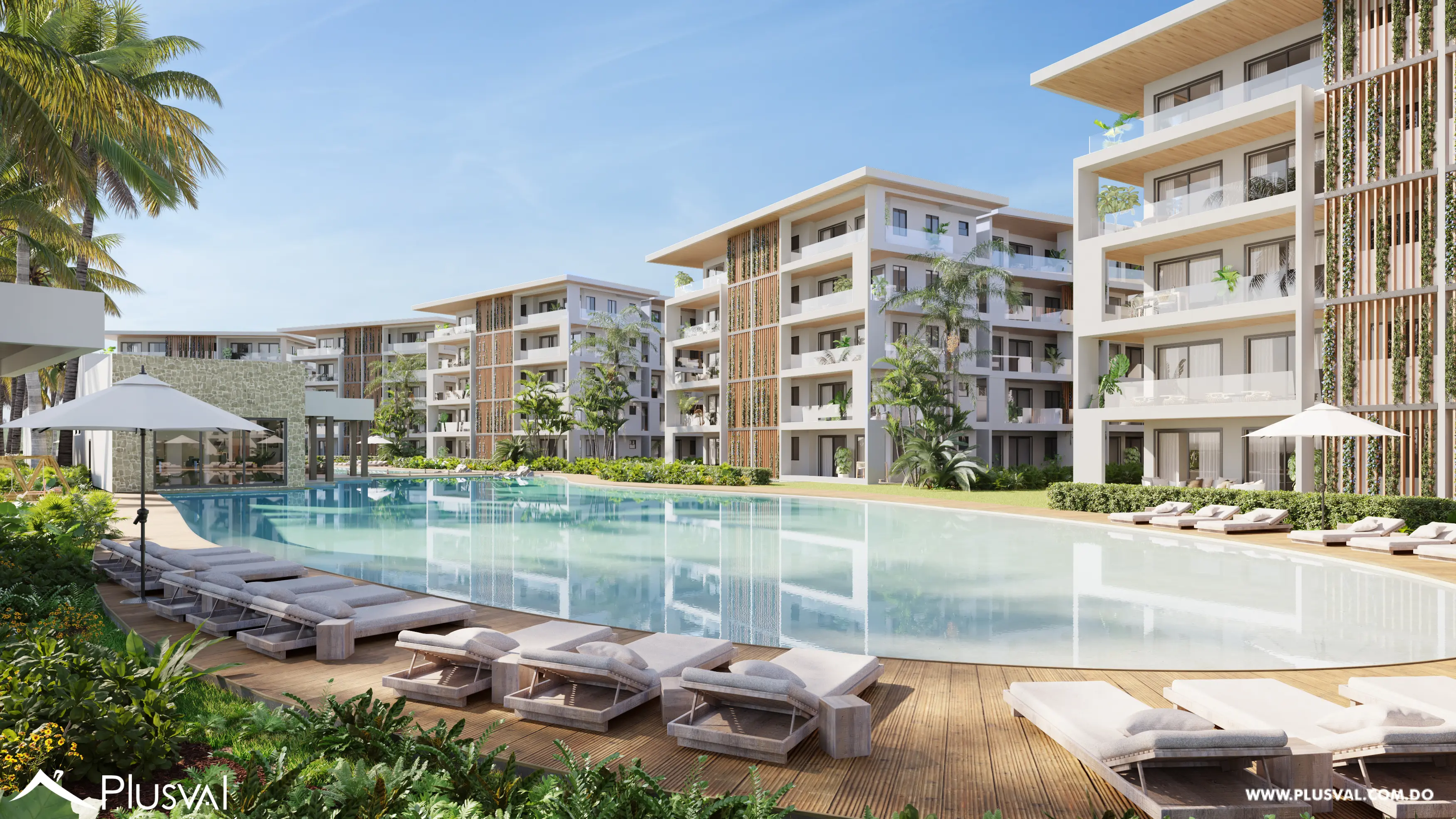 Apartamentos en venta White Sands de 1hab + Estudio con acceso Swim-Up Pool 534490