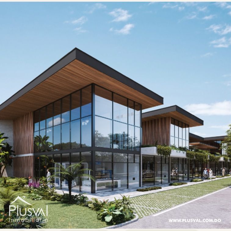 Venta de Oficinas en Downtown Punta Cana de doble altura y terraza 409977