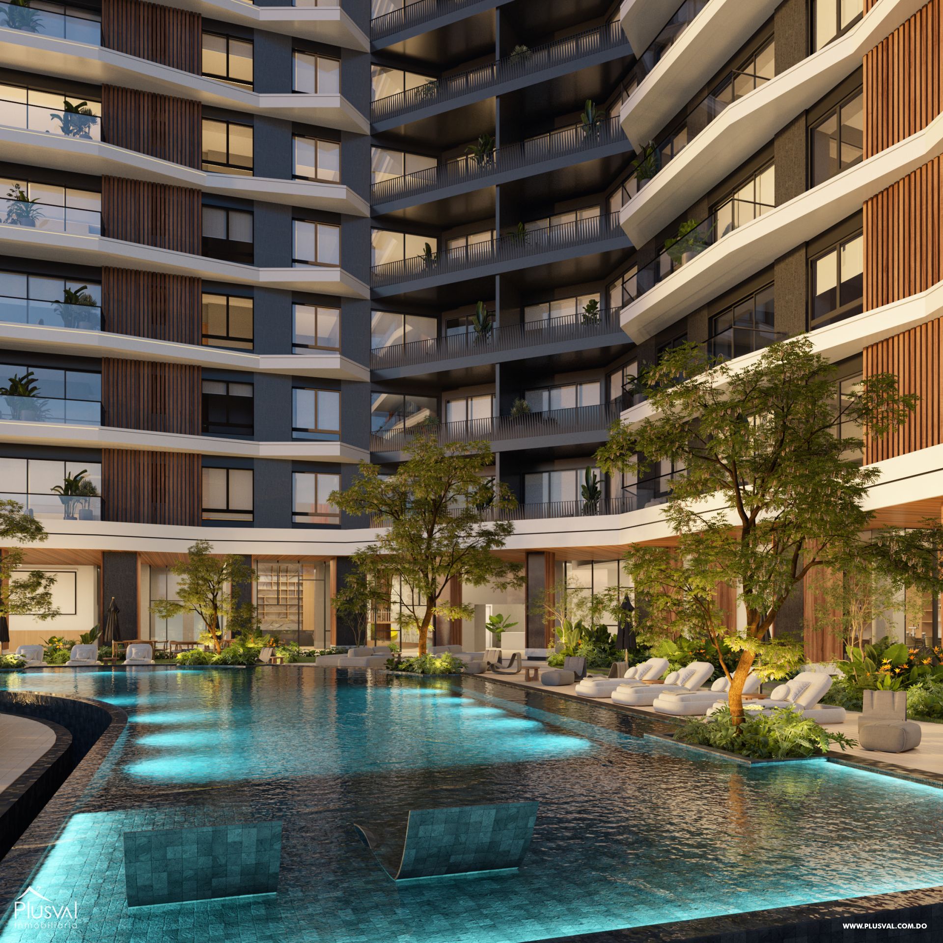 Moderno apartamento de 1 hab de venta en Piantini 235152