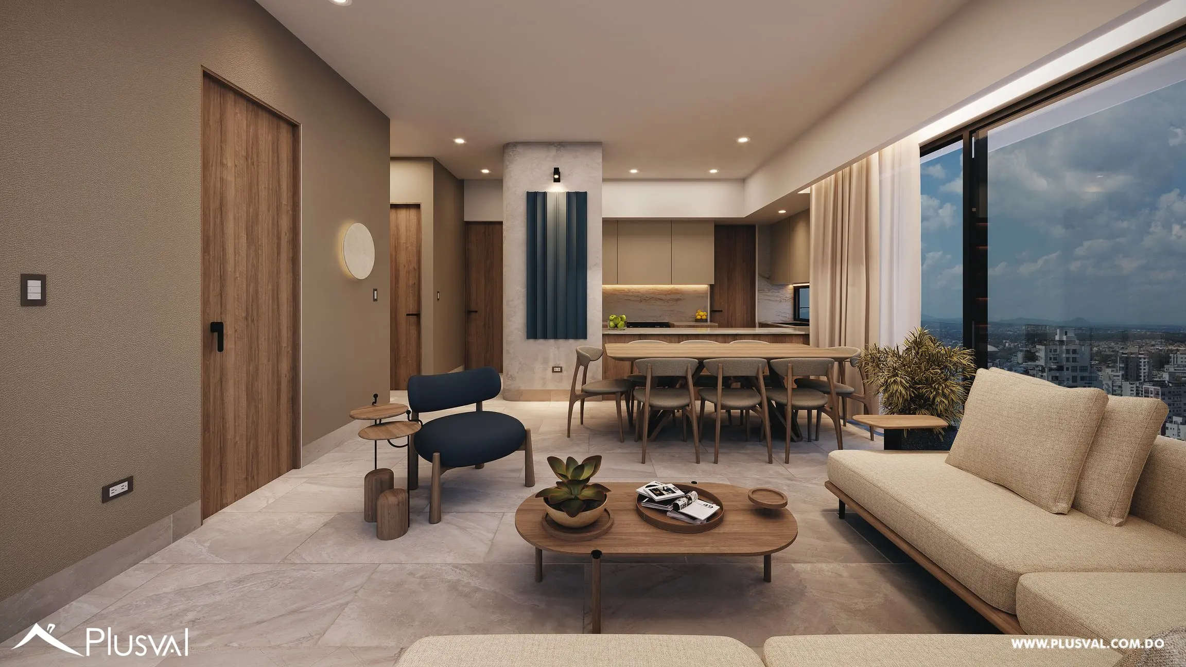 Apartamento en venta de 2 habitaciones en Naco  en construccion 484227