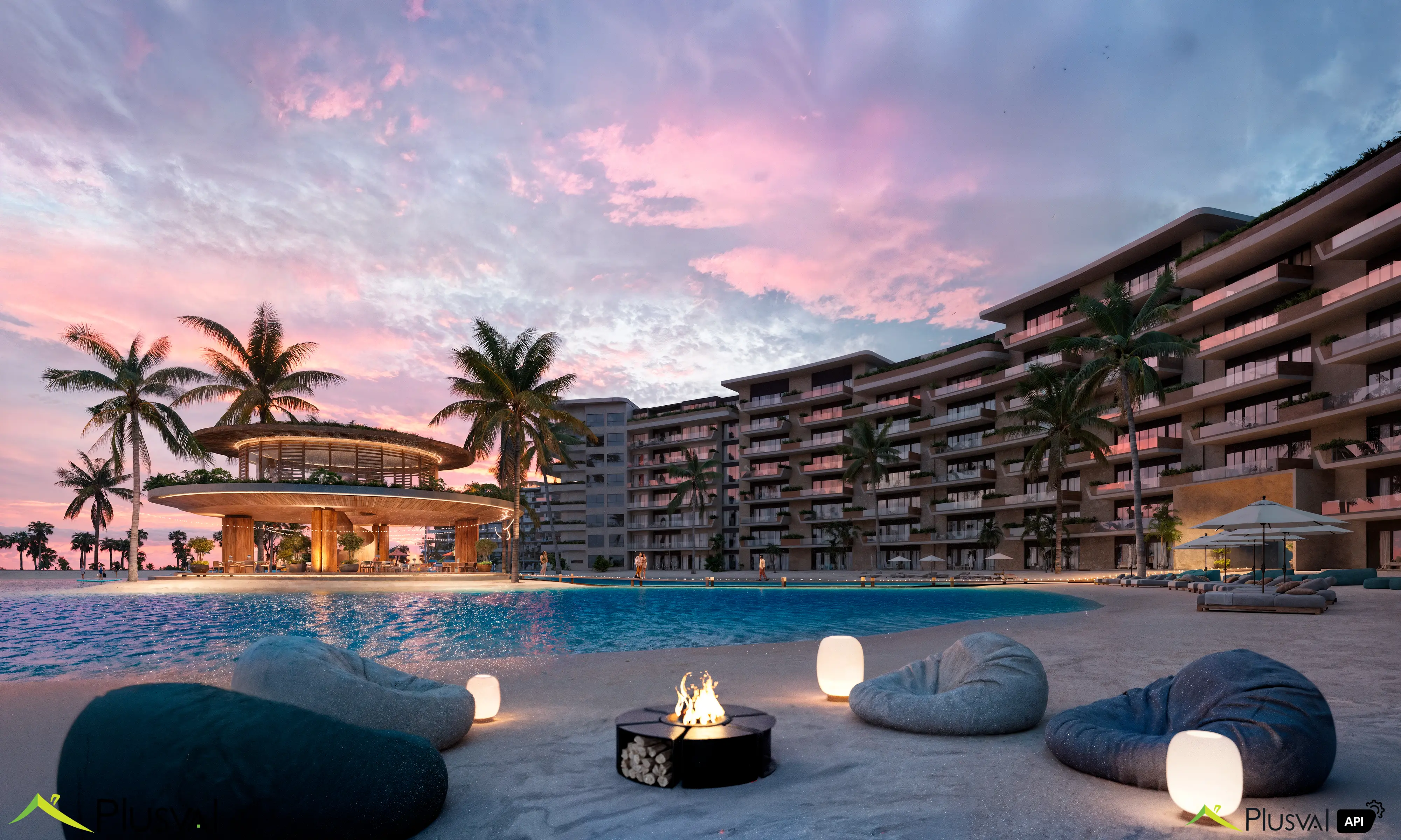 Exclusivo proyecto de apartamentos, villas y un apartahotel de lujo en Cap Cana Punta Cana con vista al mar, playa y golf 447092