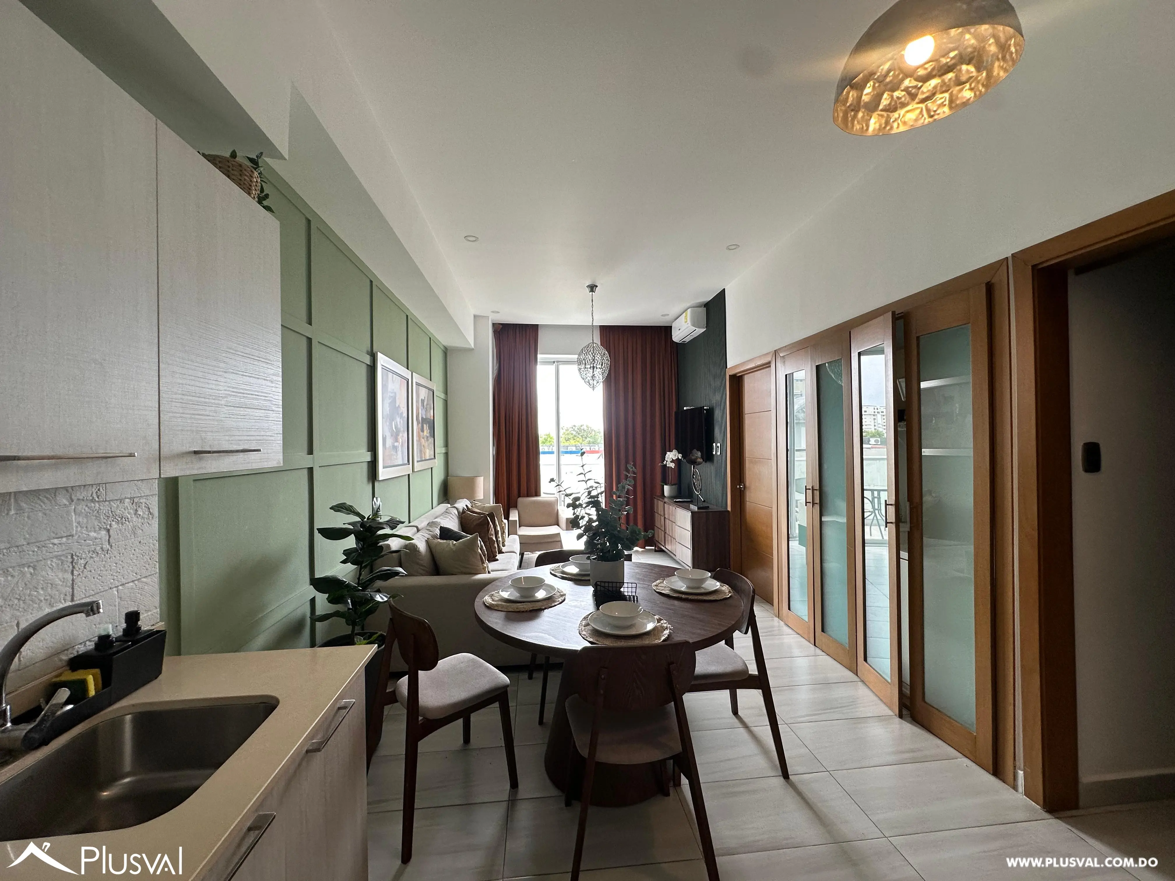 Moderno apartamento de 2 habitaciones ubicado en el sector de Naco 495337