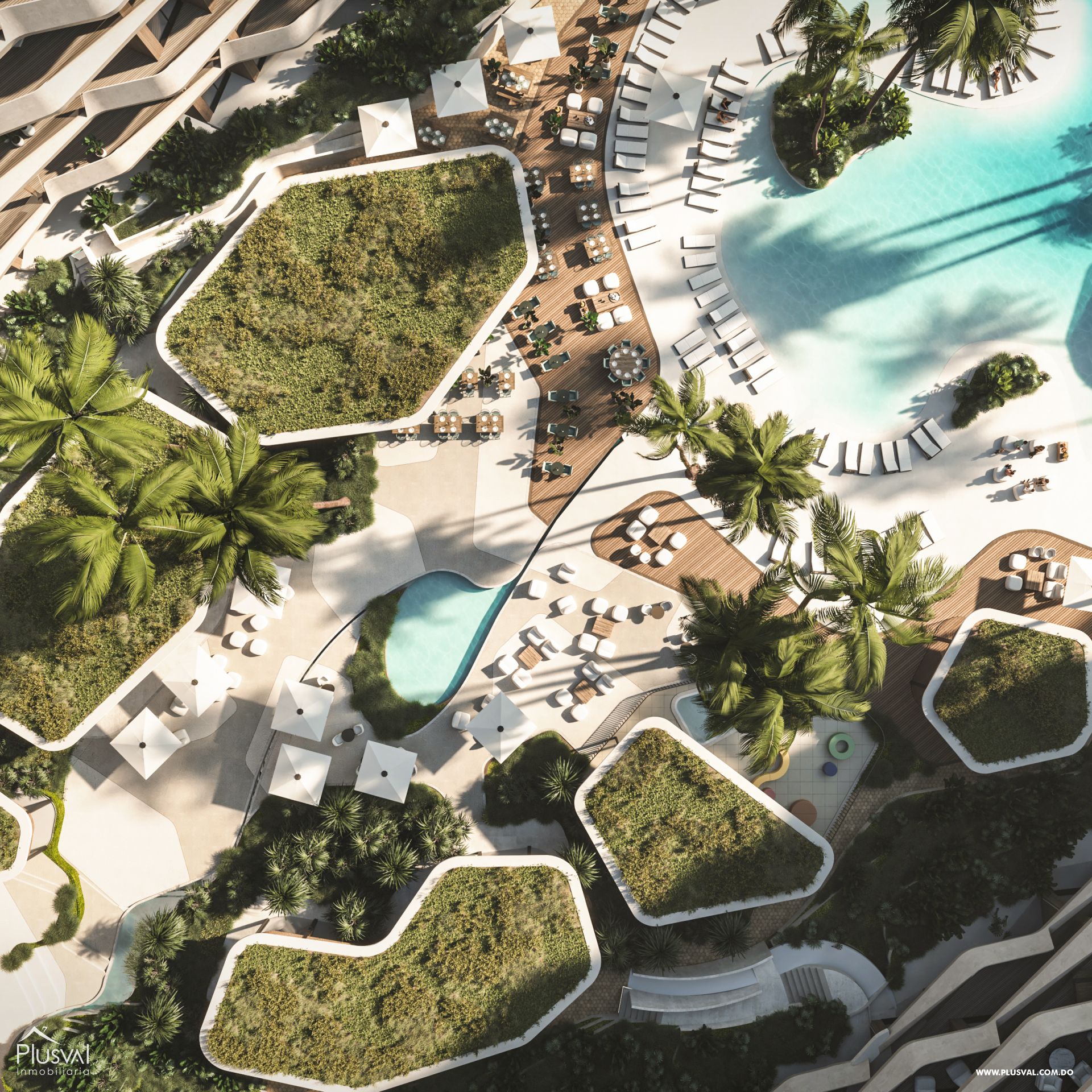 Apartamentos en venta con vista al campo de Golf-Cap Cana 236947