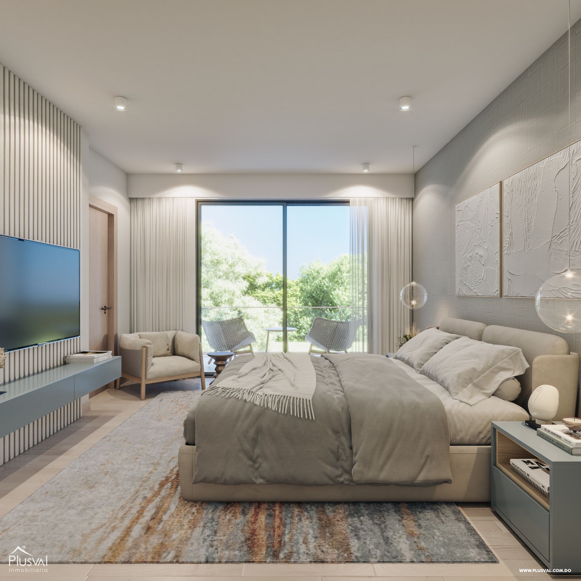 Amplio apartamento en Vista Cana con patio 264048