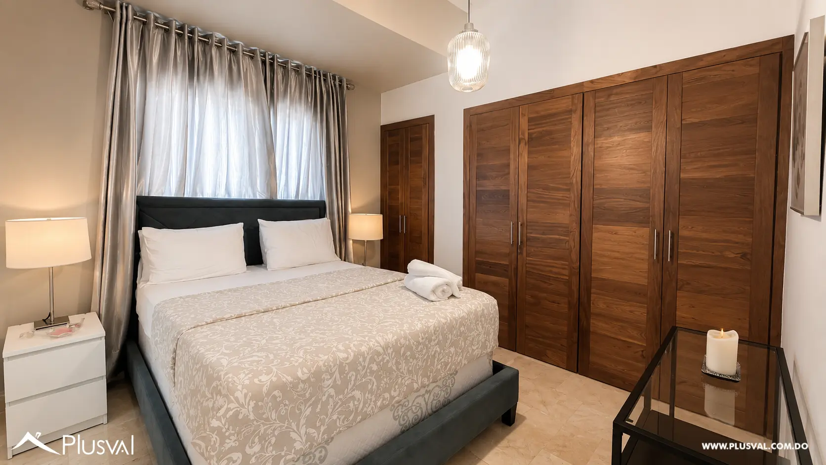 Alquiler de apartamento de 1 habitación completamente amueblado en Piantini 516260