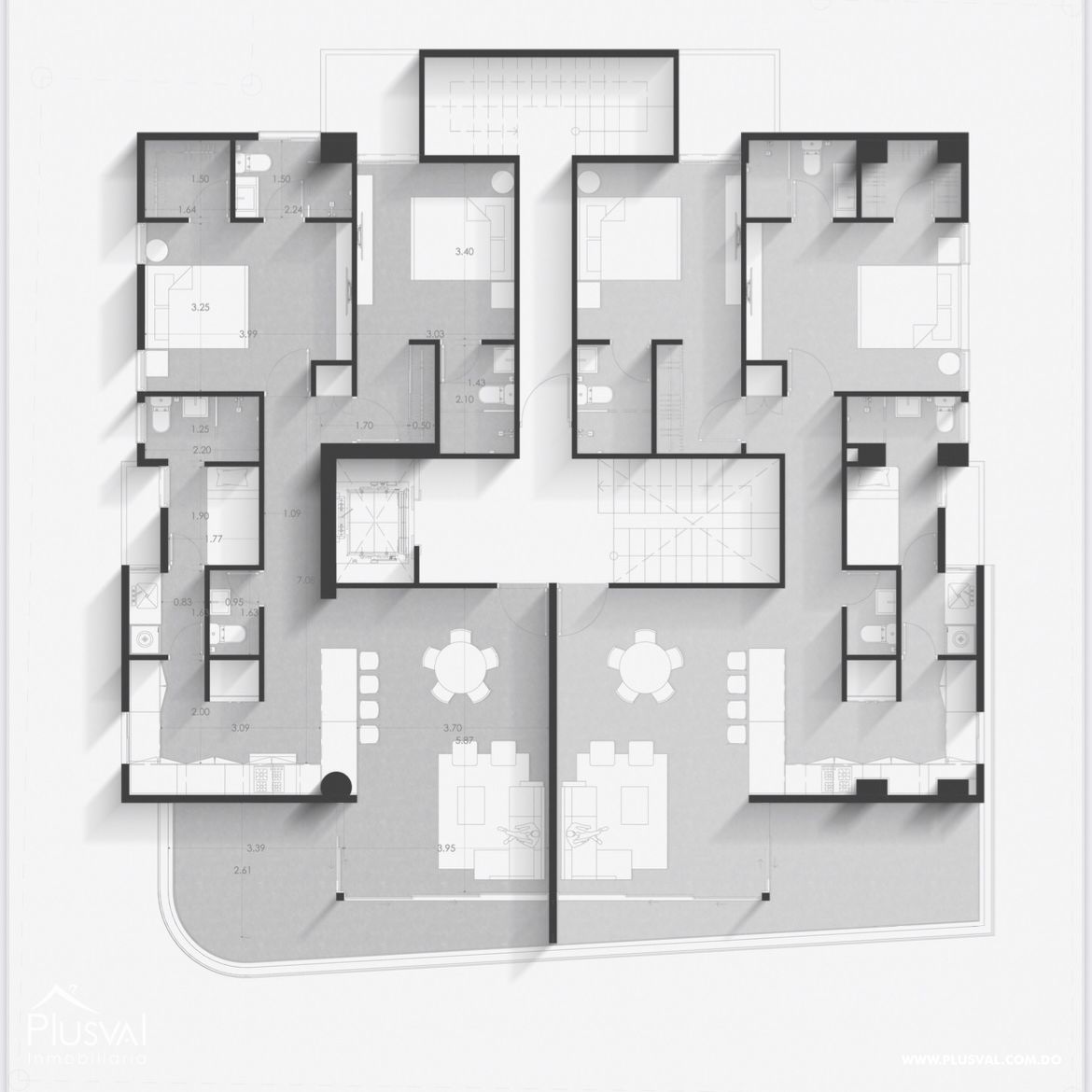 Exclusivo proyecto de apartamentos en venta de 2 habitaciones 416299