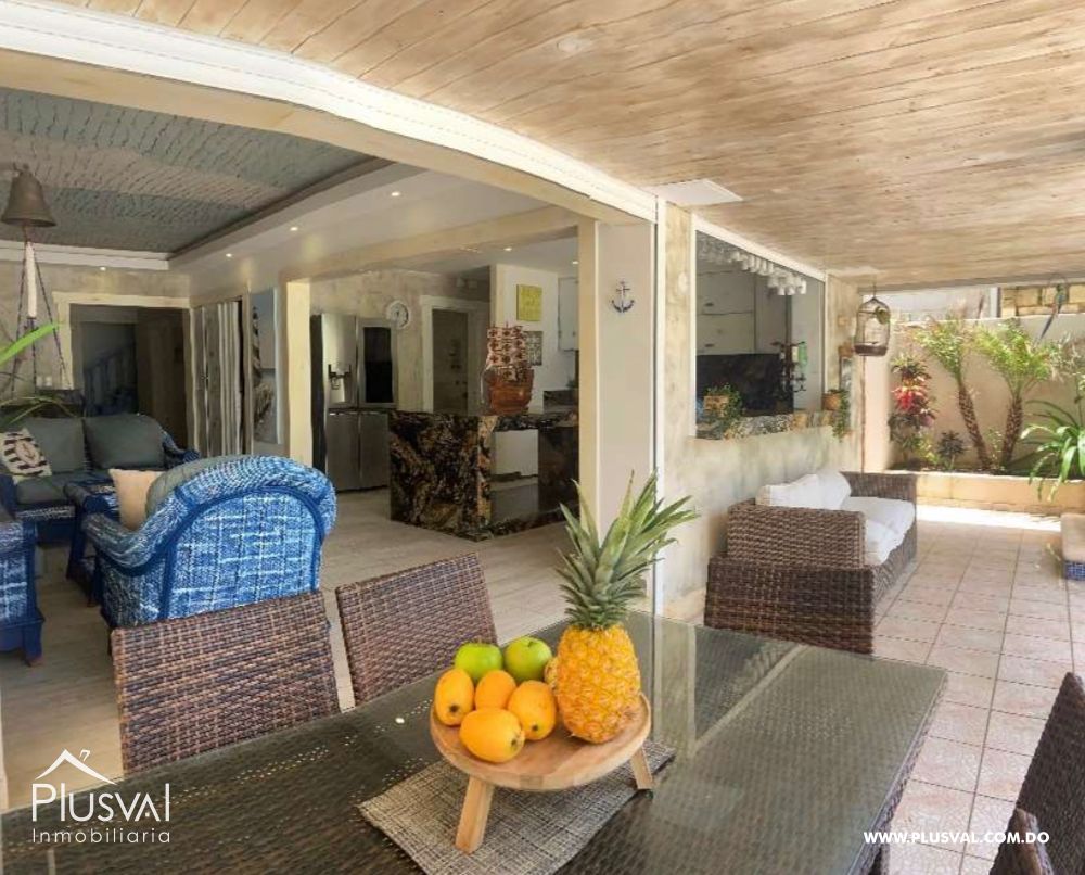 Hermosa villa en Venta en primera línea de playa en Juan Dolio (Guayacanes) 449952