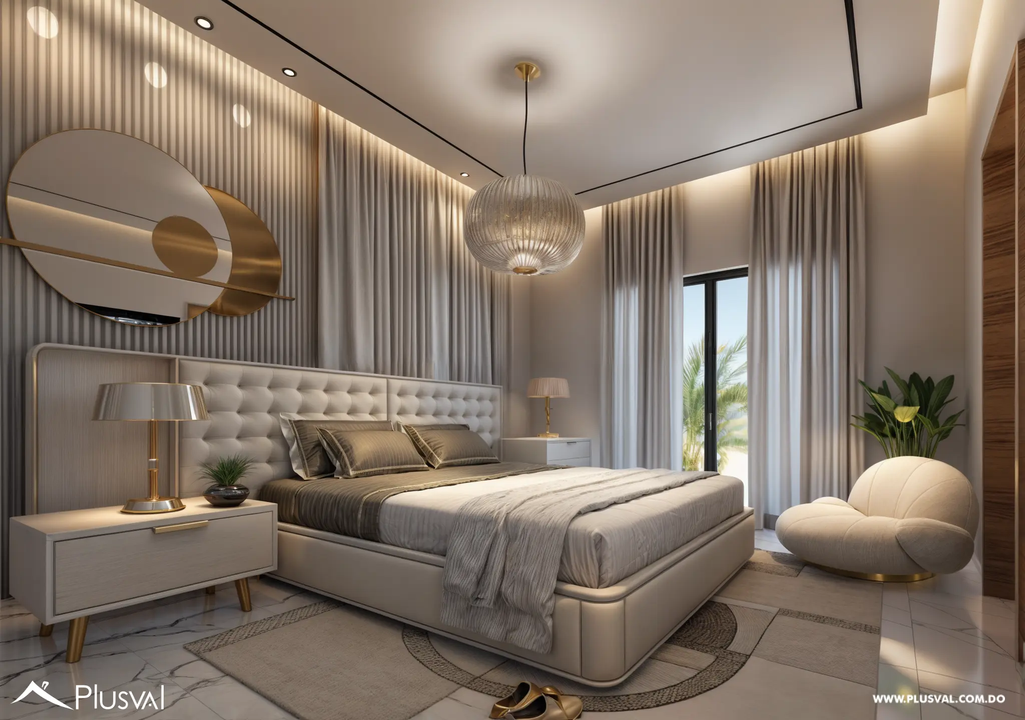 Residencia de 3 habitaciones con piscina y terraza privada en Punta Cana 462333