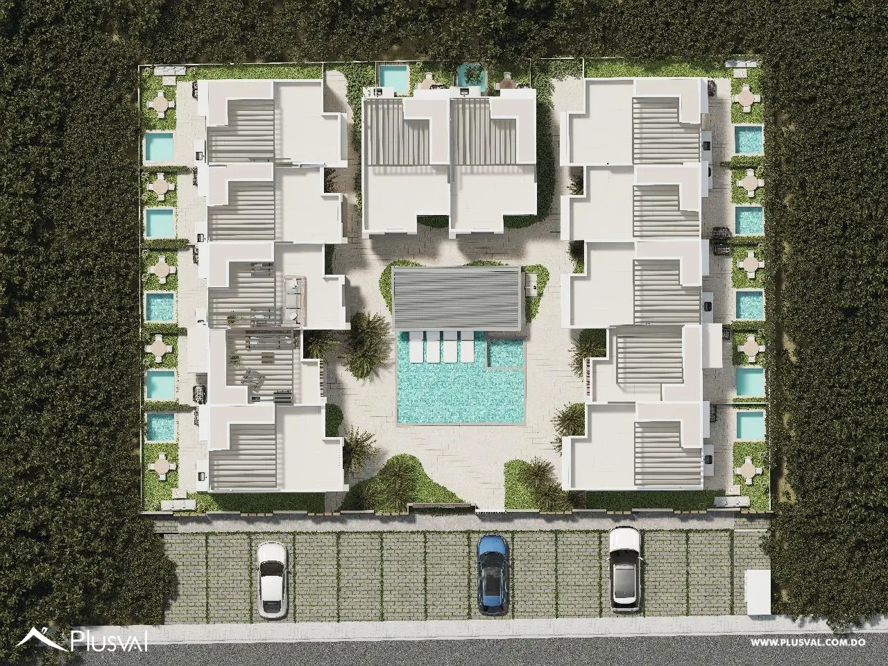 Luna Valentina Punta Cana | Townhouses Loft de 1 y 2 Habitaciones con Jacuzzi y Rooftop 531462