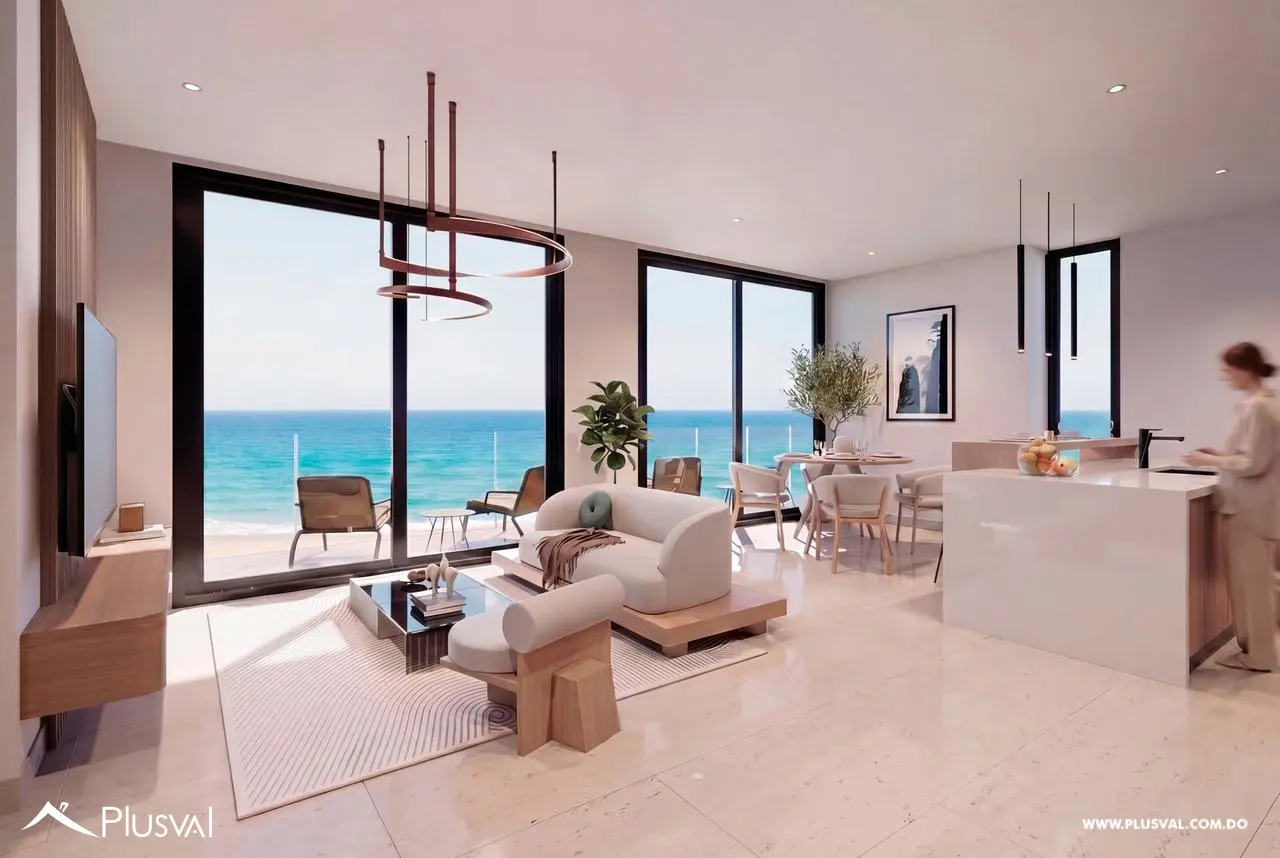 Apartamento en Venta con vista al mar, segunda linea de playa. 536632