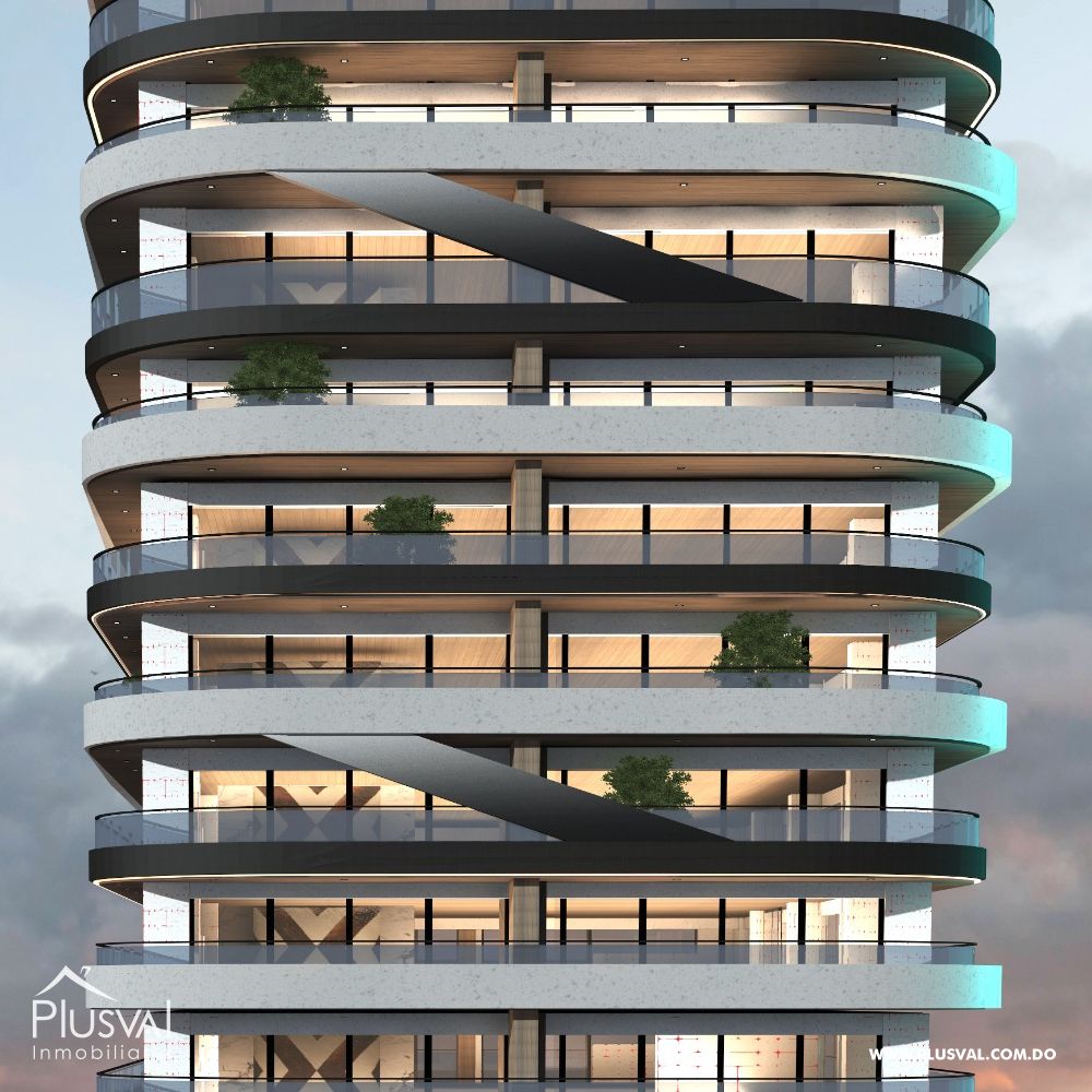 Espectacular apartamento de 3 habitaciones con balcón panorámico y 3 parqueos en Anacaona 360037