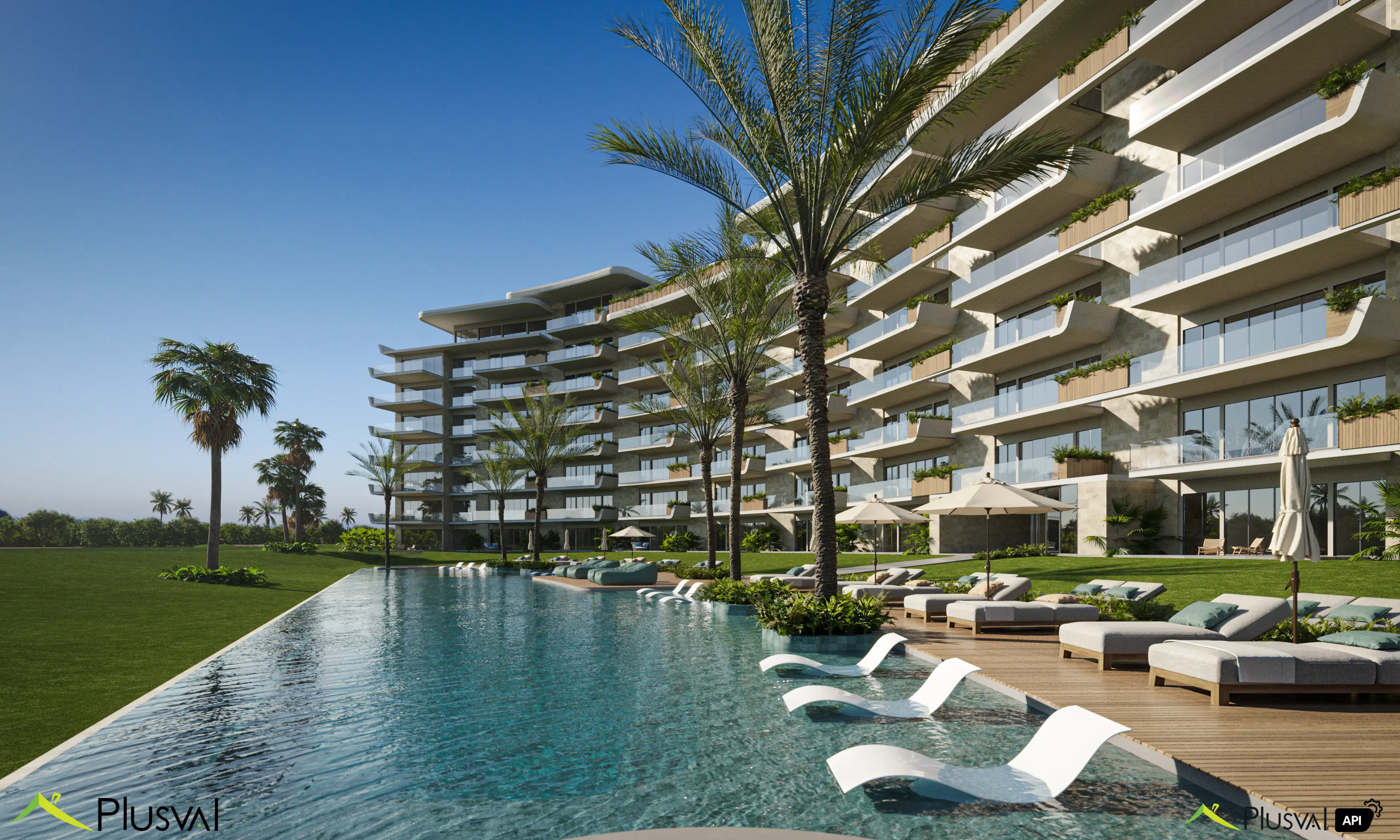 Exclusivo proyecto de apartamentos, villas y un apartahotel de lujo en Cap Cana Punta Cana con vista al mar, playa y golf 447096